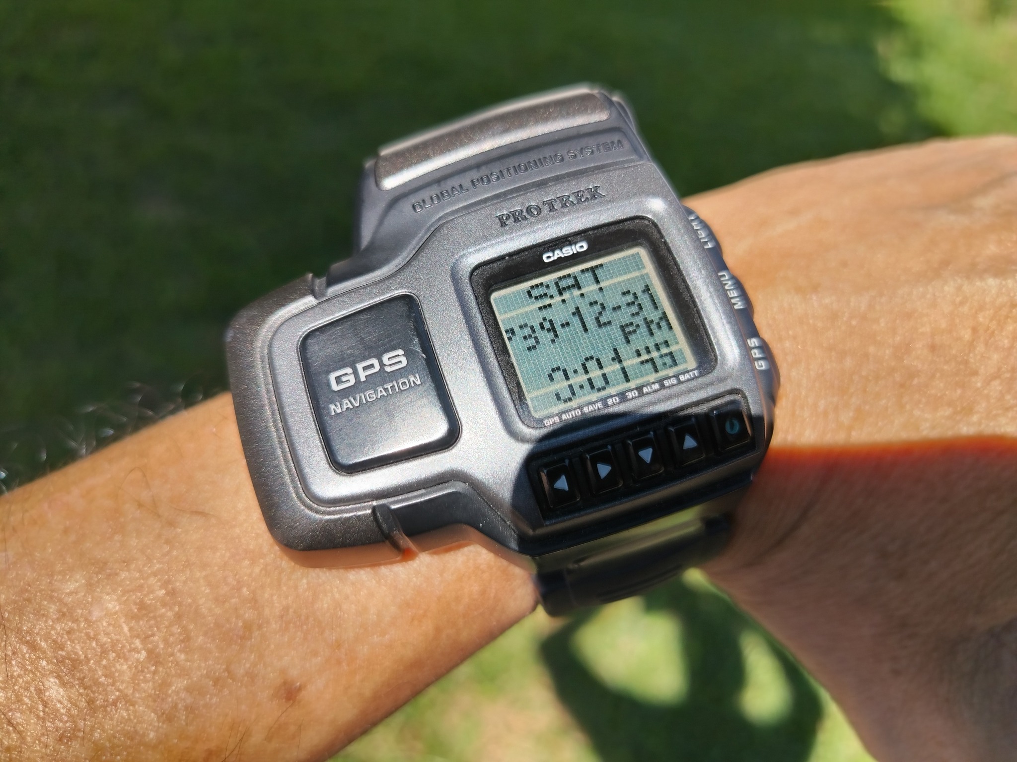 Casio Pro Trek PRT-1 Satellite Navi. El primer reloj con GPS
