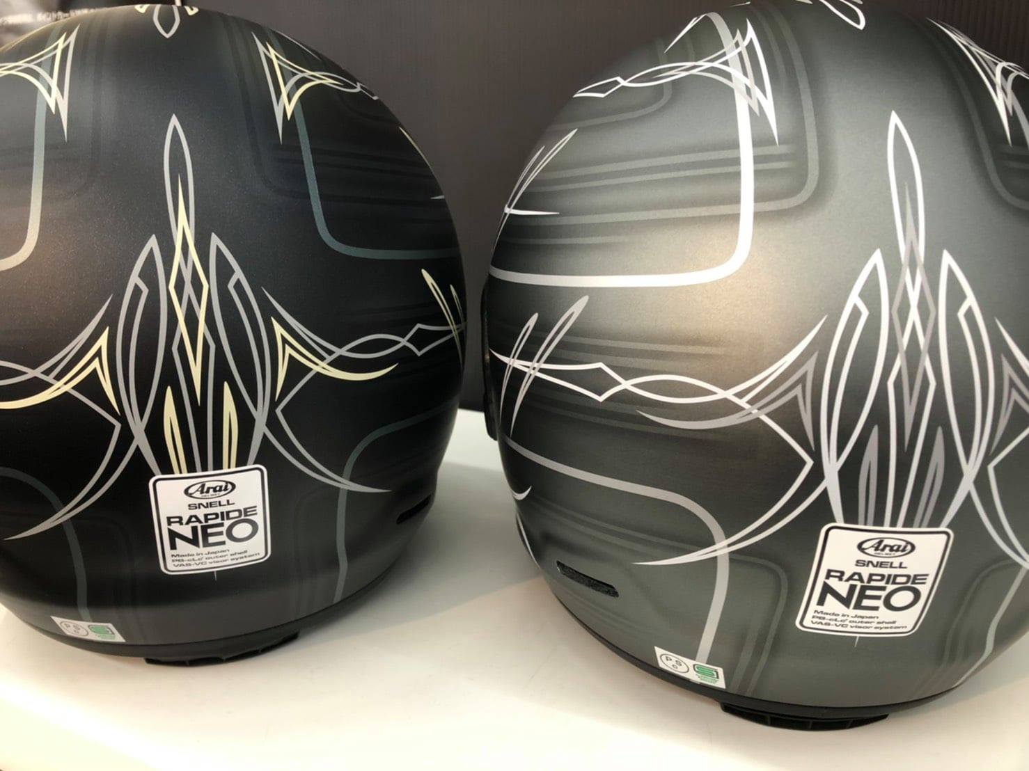 人気のアライヘルメット「ラパイドNEO」に新色のビスタ登場♪ ピン