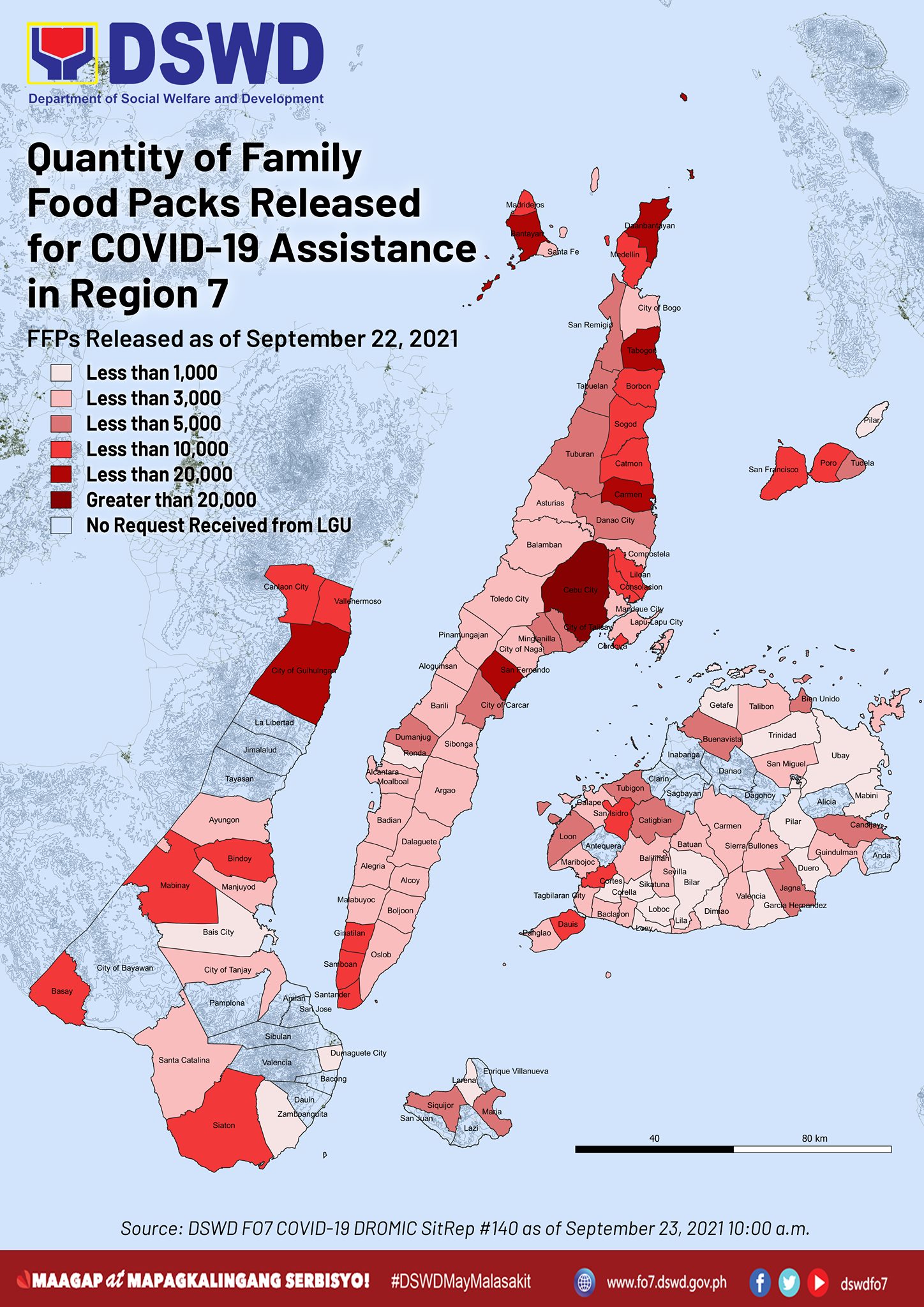 DSWD Region VII - LOOK: As of September 22, 2021, DSWD-7... | Facebook