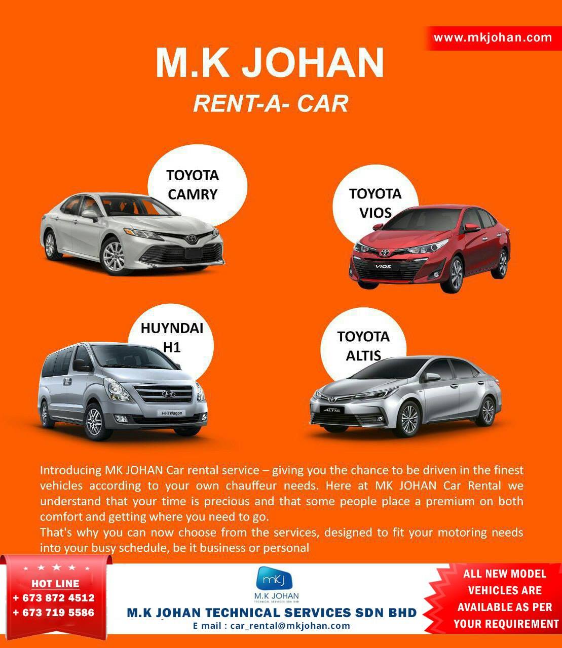 MKJT Transportation & Car Rental Service