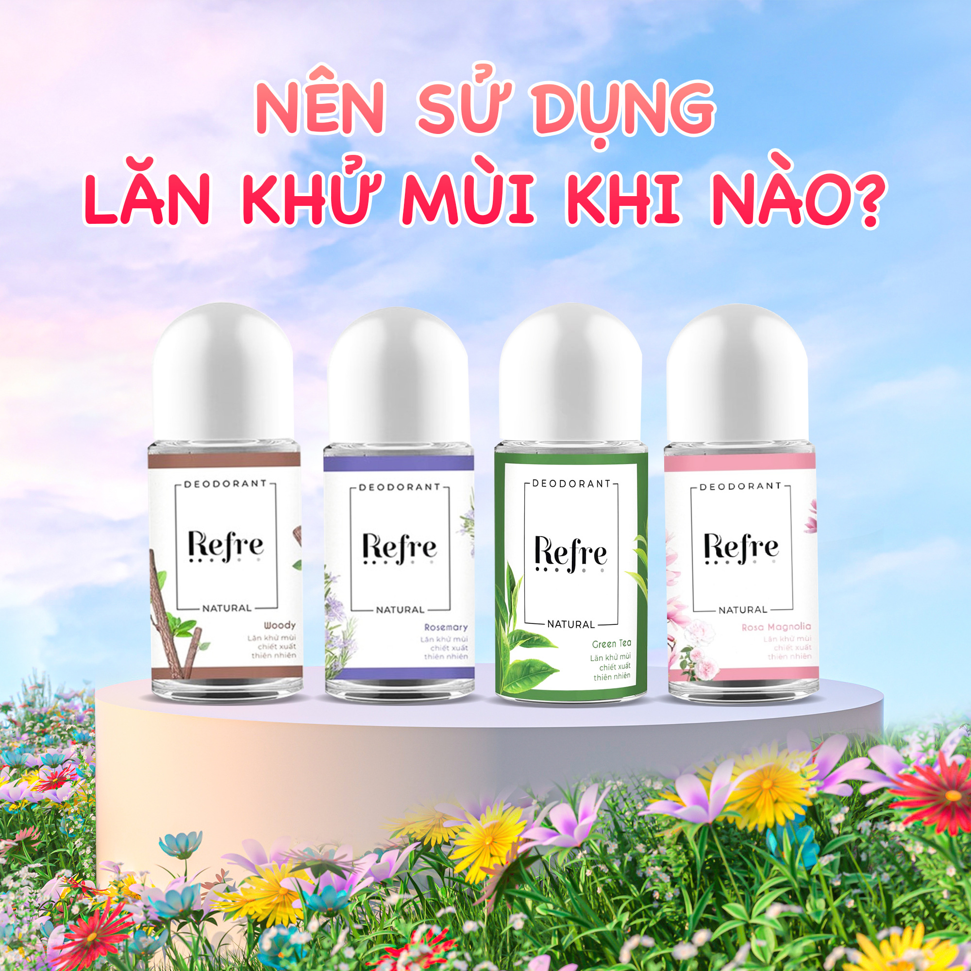 🤔🤔 NÊN SỬ DỤNG LĂN KHỬ MÙI... - Rohto-Mentholatum Việt Nam | Facebook