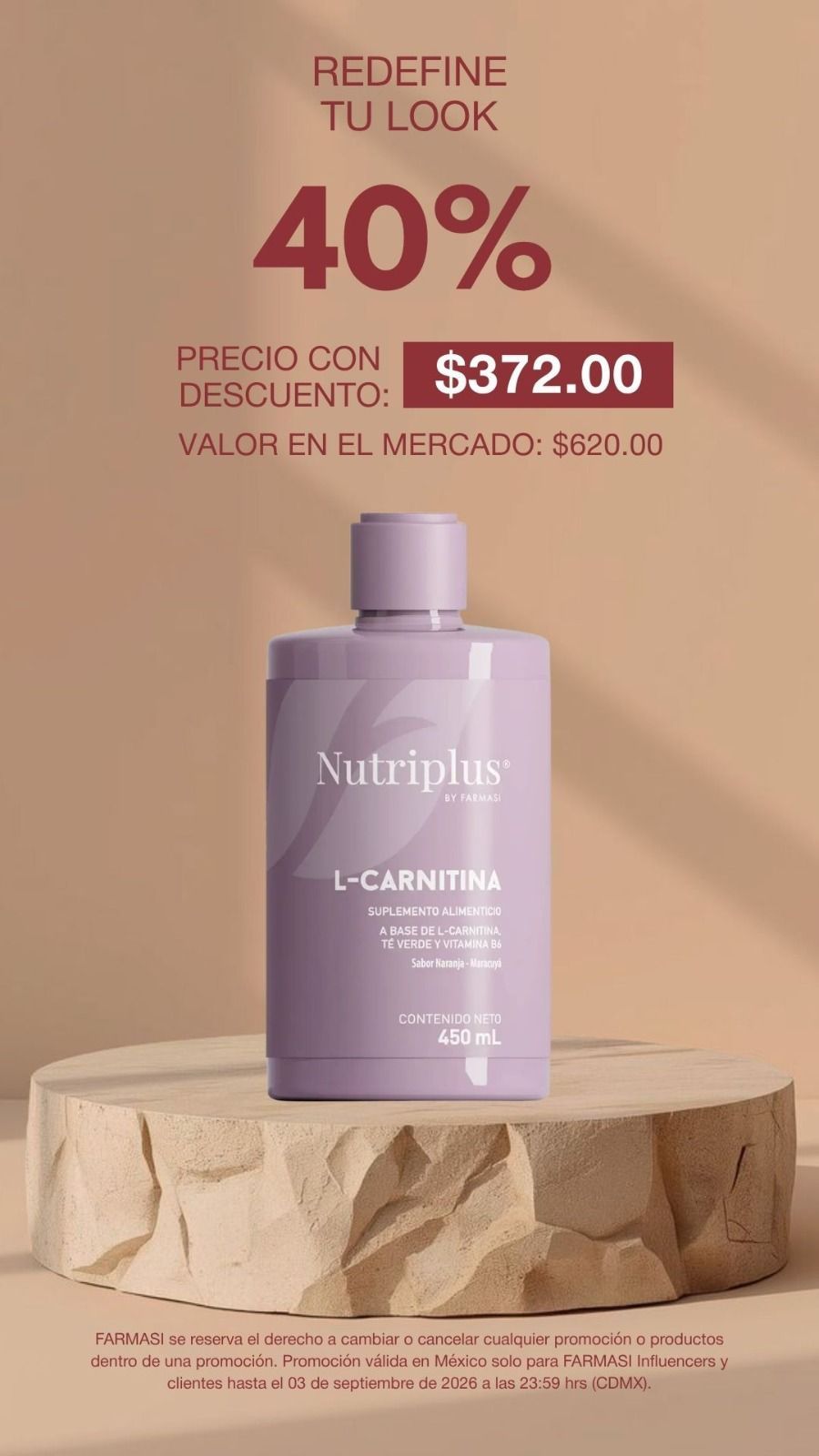 como se toma la l carnitina de farmasi 💜🔥 ¡ESTA PROMO NO VE TODOS LOS DÍAS! 🔥💜 Si estás buscando un complemento para acompañar tu rutina activa, checa esto 👇😍 ✨ NUTRIPLUS L- 450 ml ✨ Una fórmula con L-Carnitine (Flavor):Green Apple Scalp treatment liposomal glutathione bioavailability compared