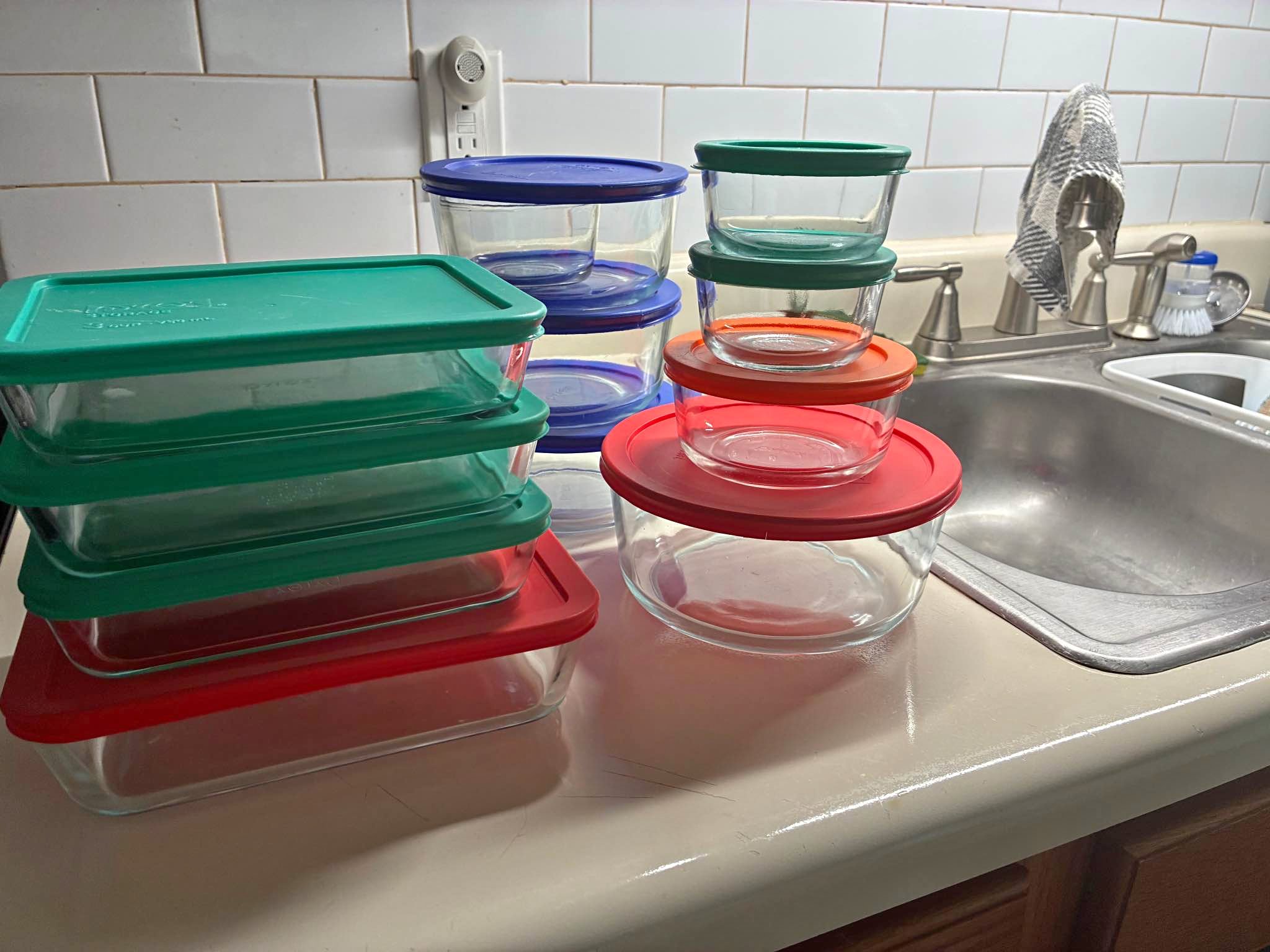 Pyrex Glassware storage containers - Storage Bins & Baskets - Yorktown ...