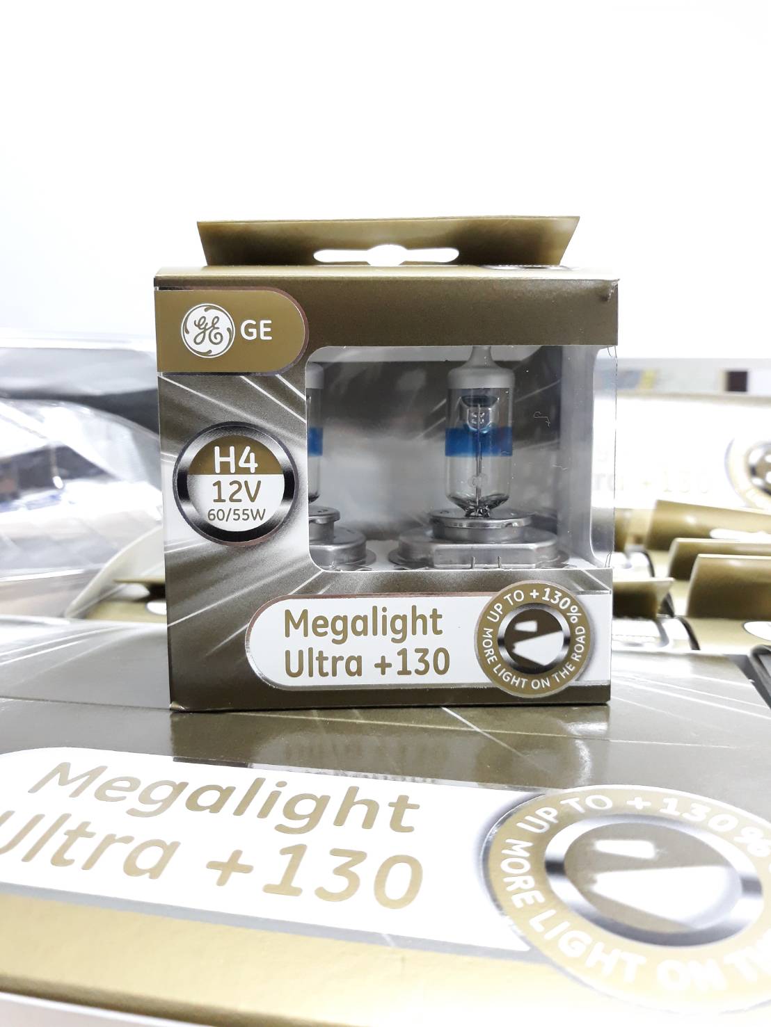 หลอดไฟหน้ารถยน... - หลอดไฟหน้ารถยนต์อัพเกรด GE Megalight Ultra