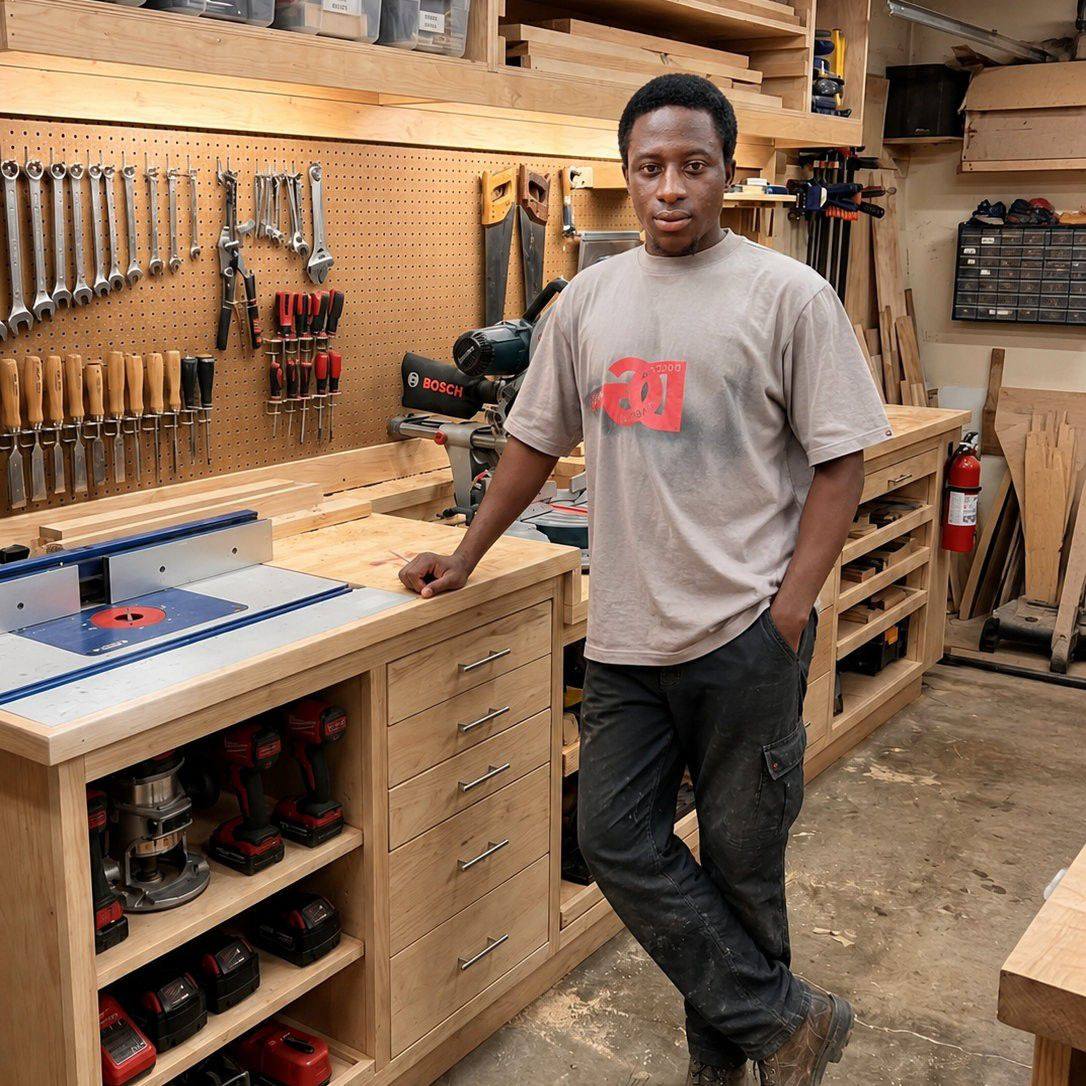 With the use of jig saw I construct this band saw #woodworking | Julius ...