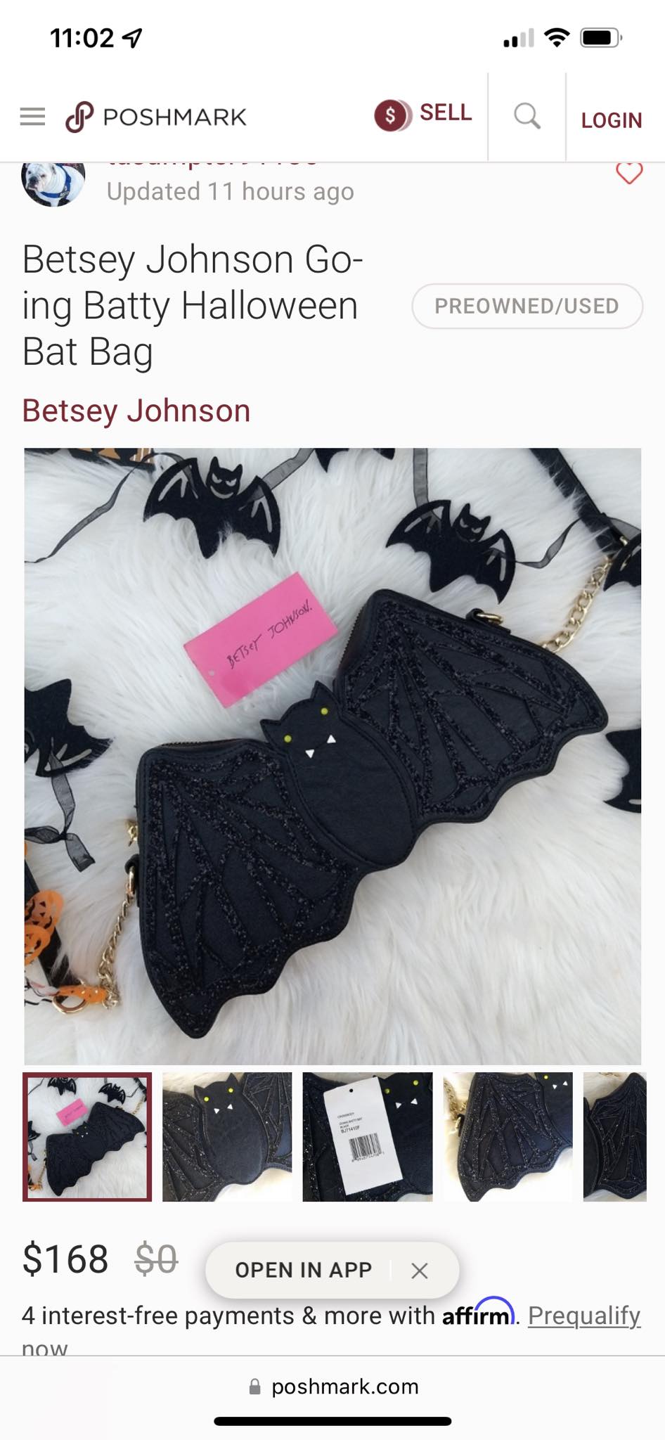 betsey johnson go batty black bat winged glitter mini backpack WINGIN' IT 16.5 Drop Shoulder strap Betsey Johnson | Bags |