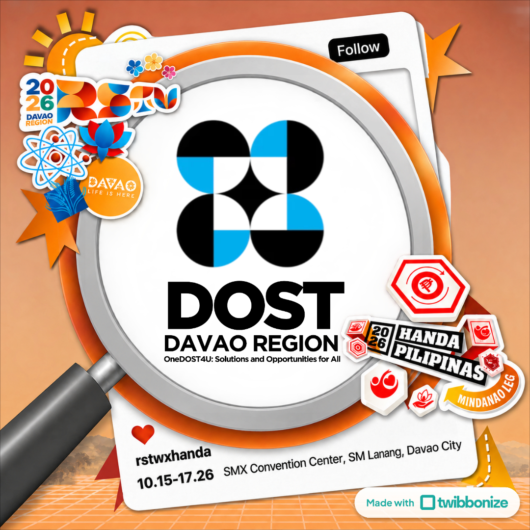 5 𝘿𝘼𝙔𝙎 𝙏𝙊 𝙂𝙊! 𝙋𝙄𝙎𝘼𝙔 𝙎𝙈𝘼𝙍𝙏 𝙐𝙋! 🚀 Are... - DOST Davao Region | Facebook
