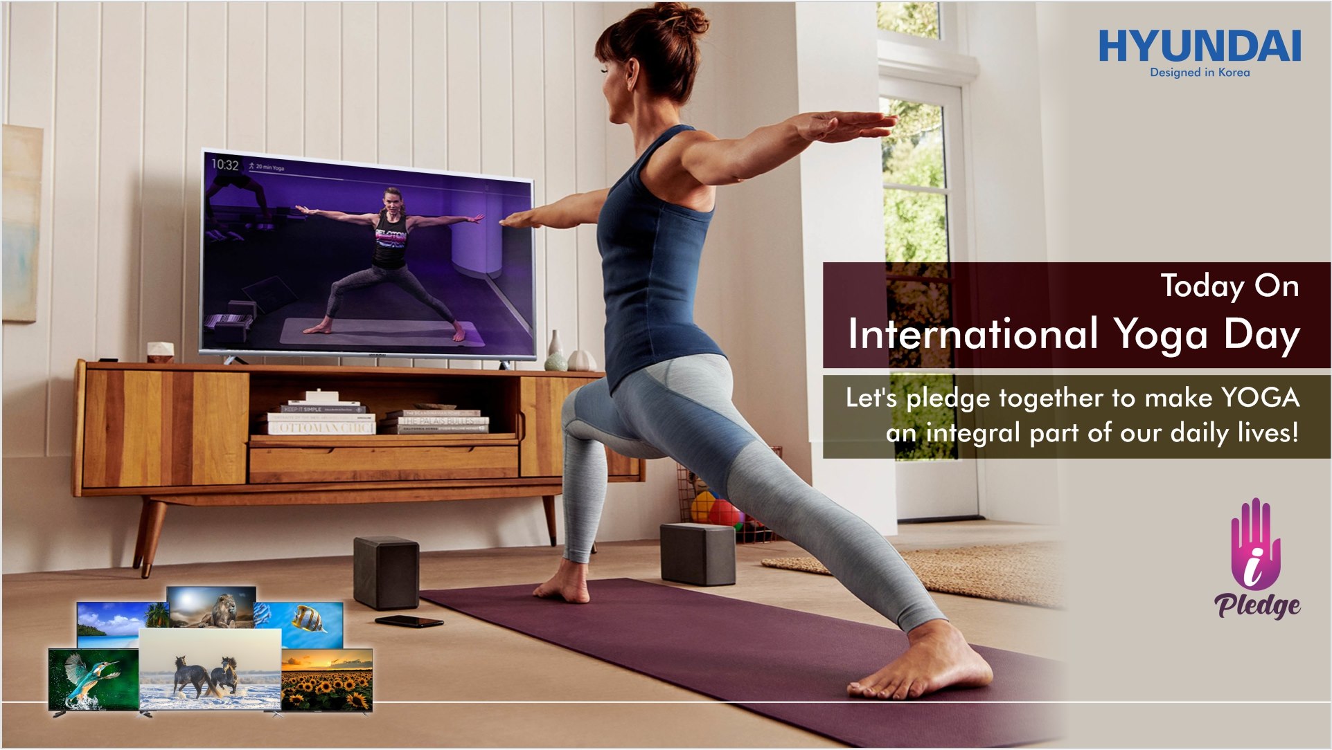 International Yoga Day! Let's Pledge... - Hyundai Electronics