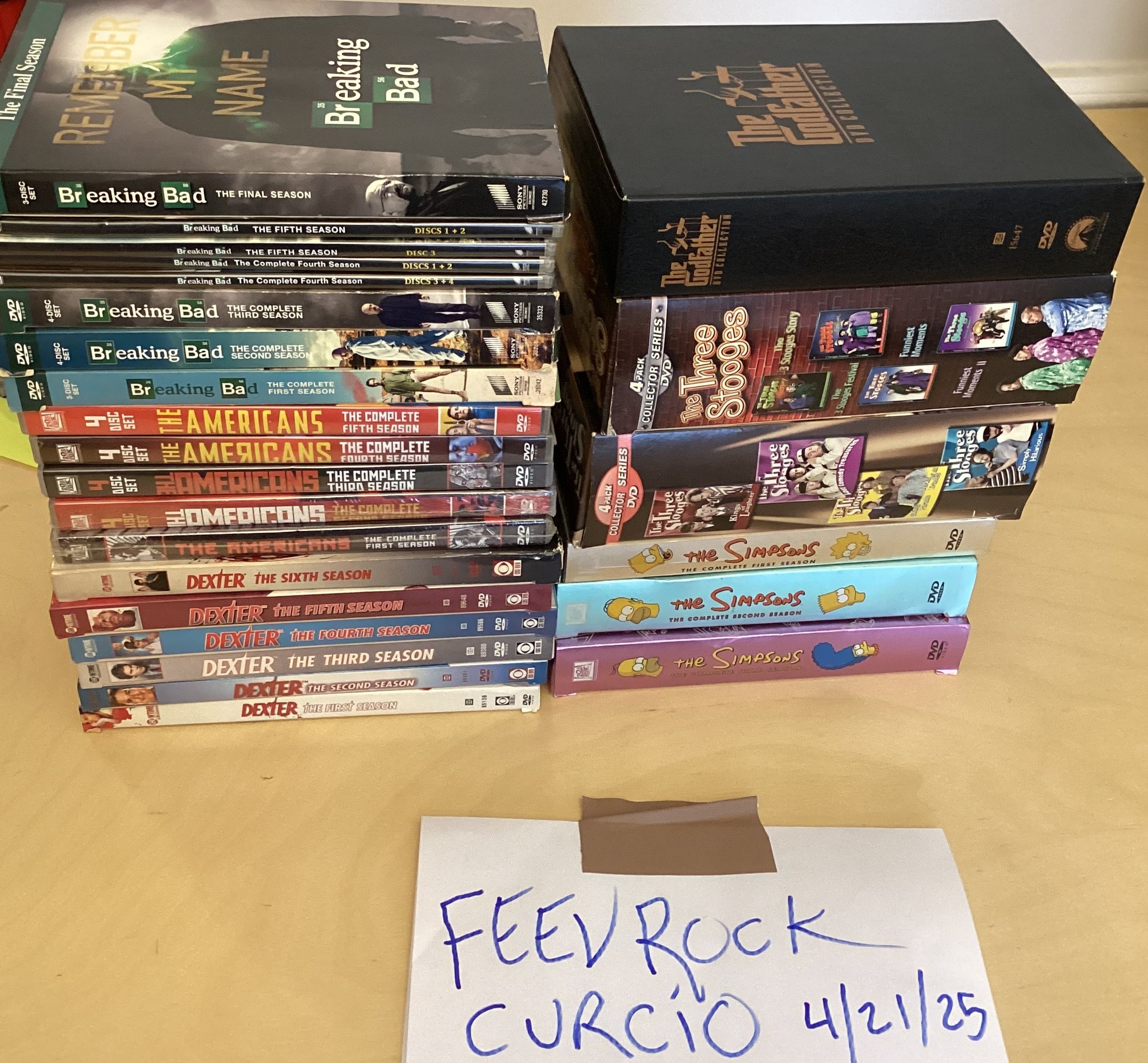 Selling collection of DVDs and Blu-rays including The Americans