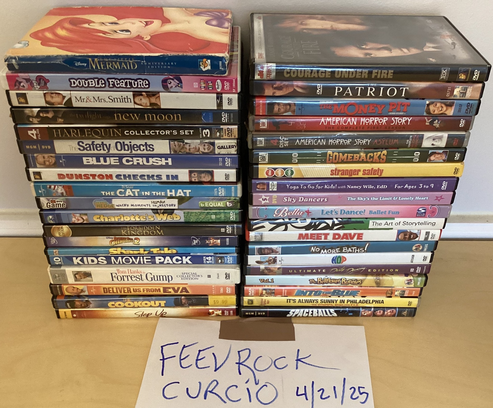 Selling collection of DVDs and Blu-rays including The Americans