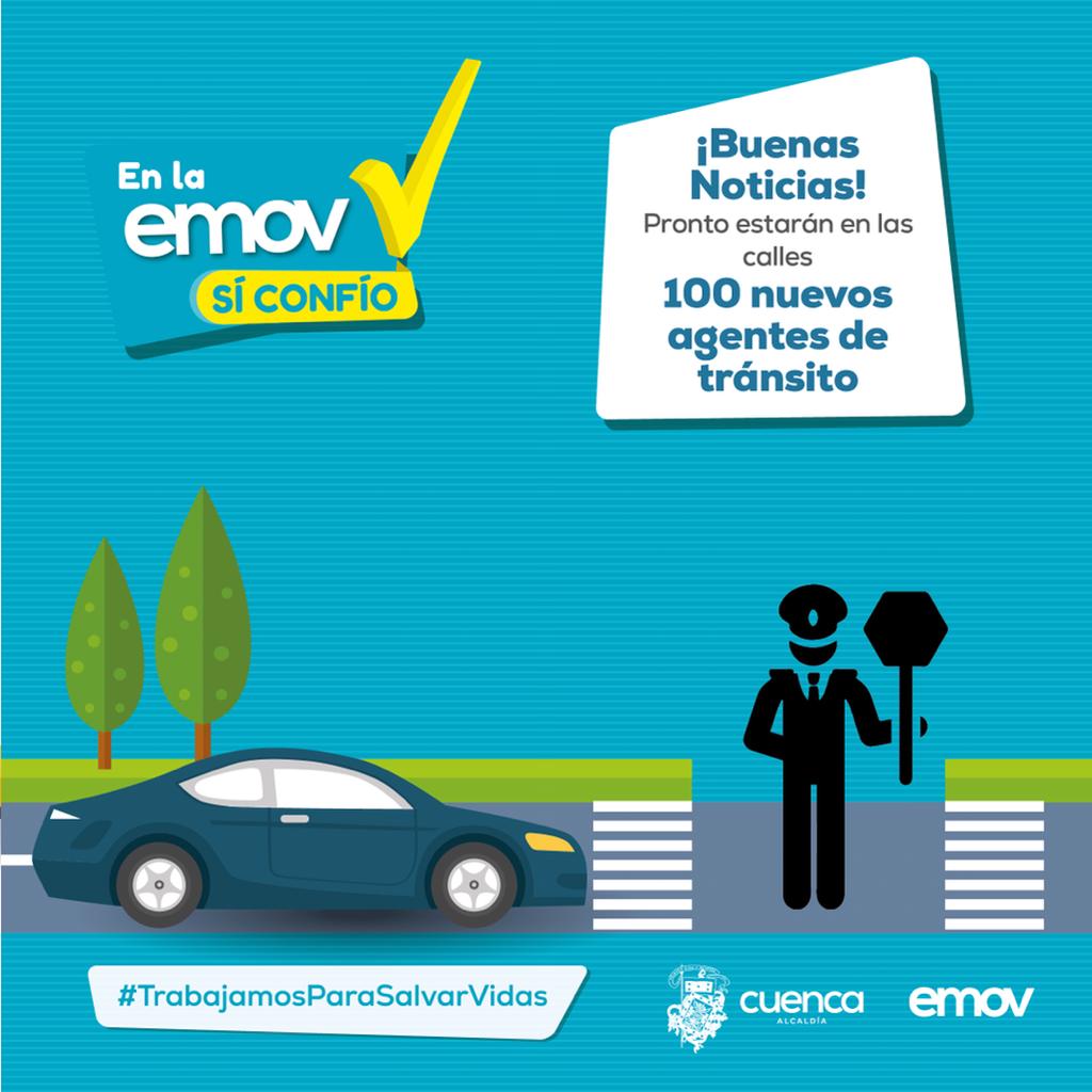 EMOV EP Cuenca - 👮👮‍♀️Controlar y garantizar la seguridad...