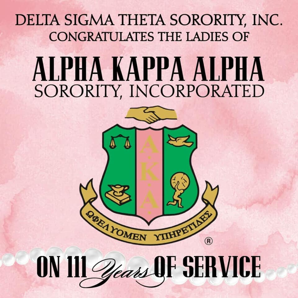Congratulations to the ladies of Alpha Kappa Alpha on 111 years of ...