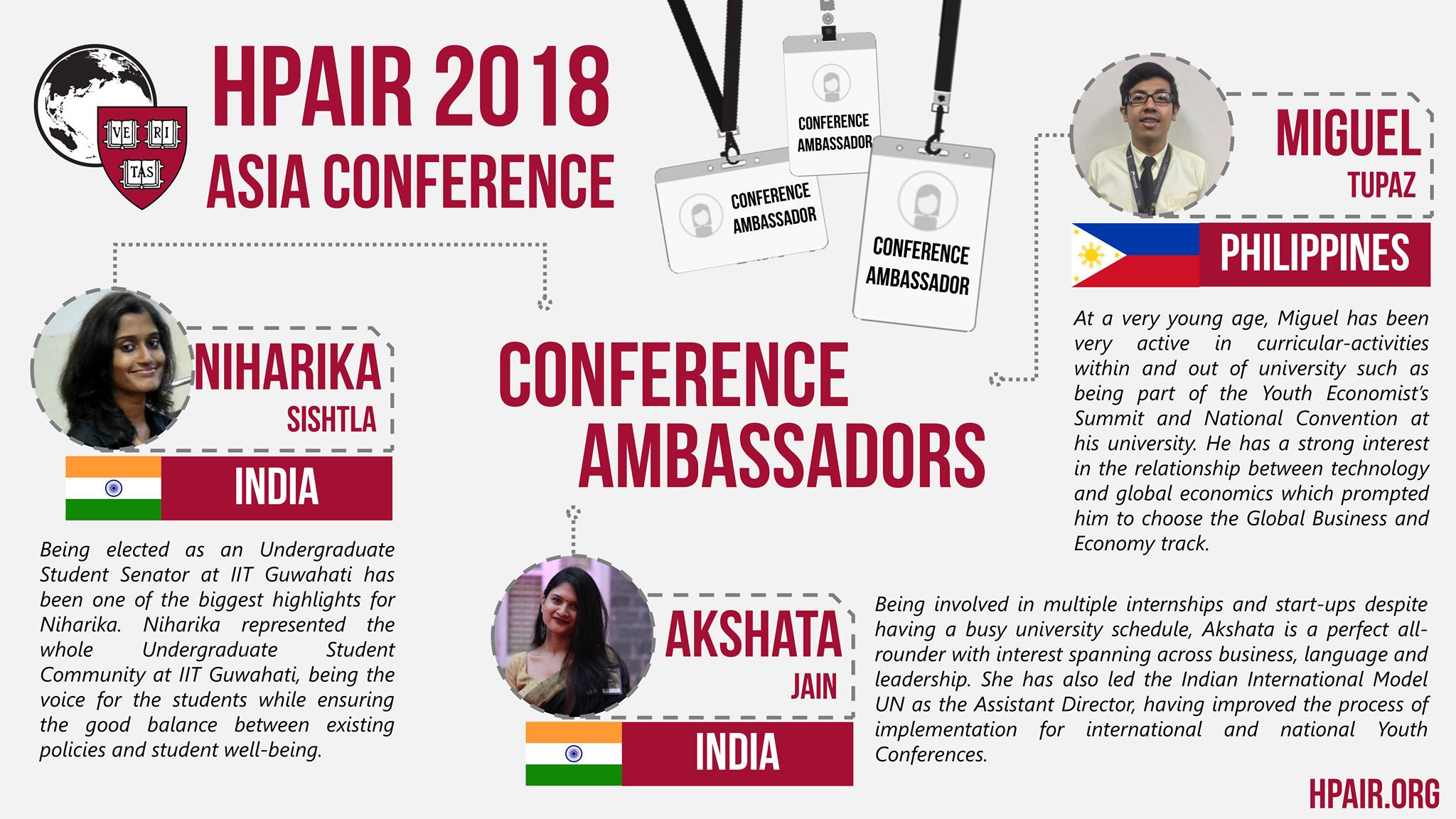 CONGRATULATIONS to Akshata Jain, Miguel Rosheen H. Tupaz, and Niharika ...