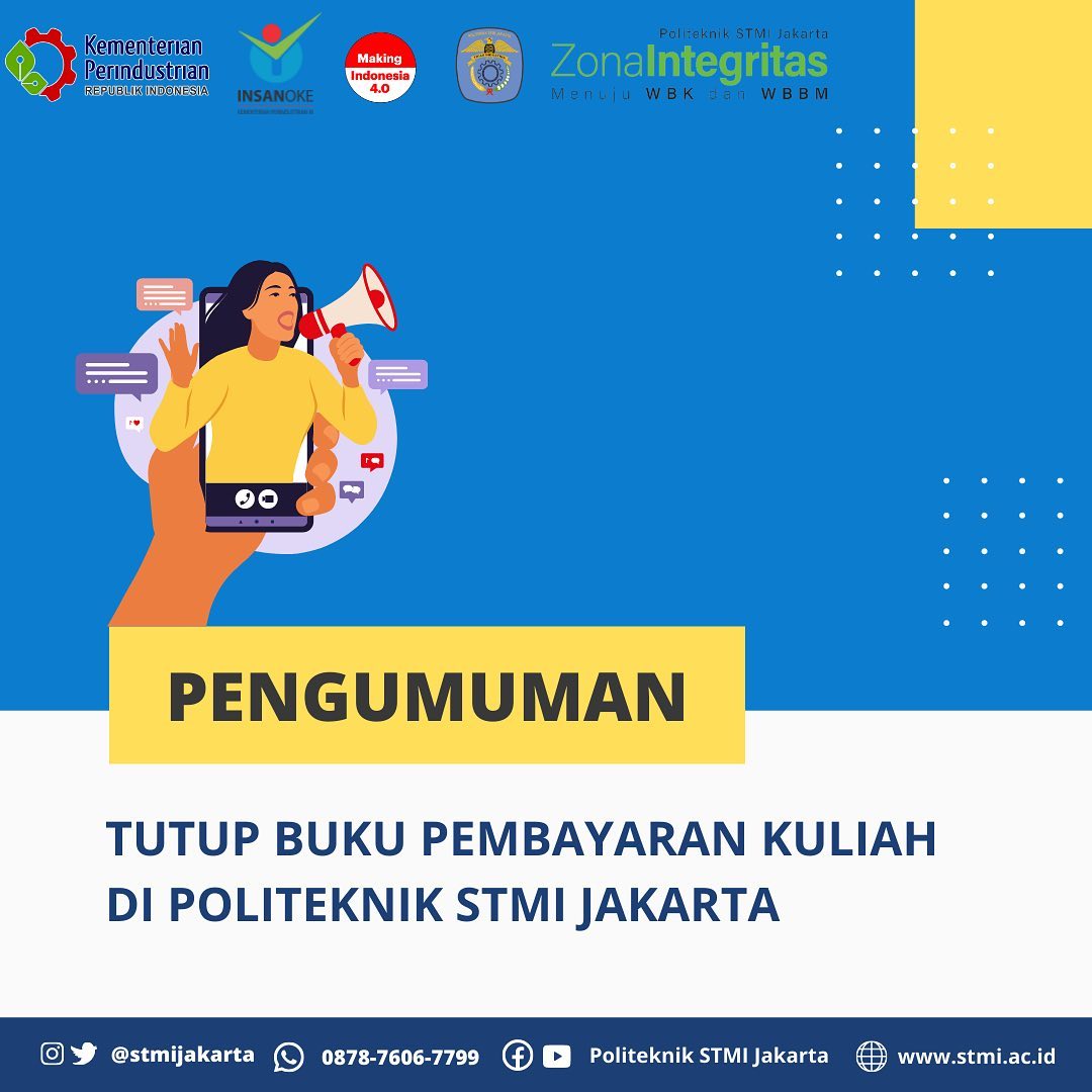 Halo Sobat STMI! Kepada seluruh... - Politeknik STMI Jakarta