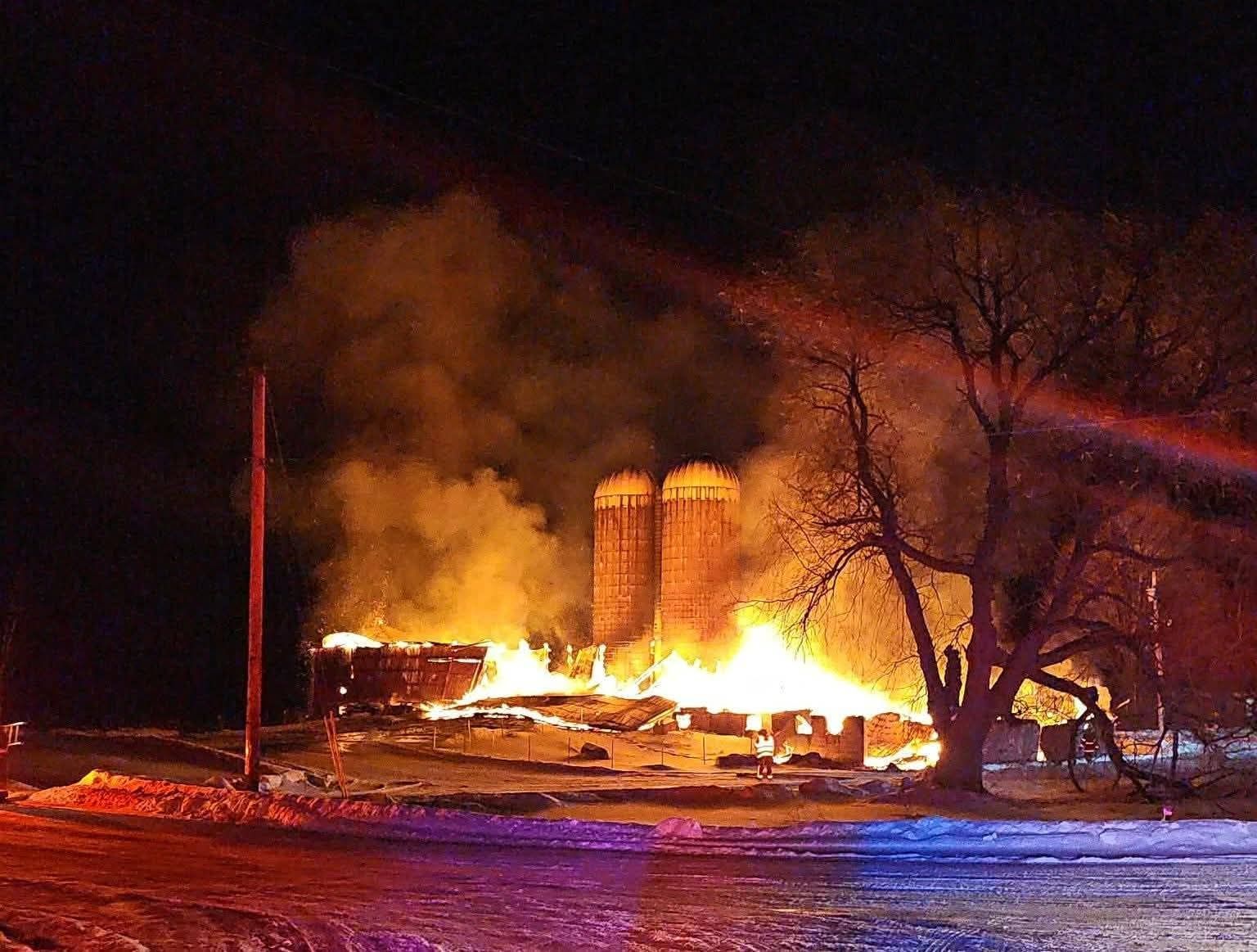 Jenny's - Devastating barn fire last night! This is our confirmation ...