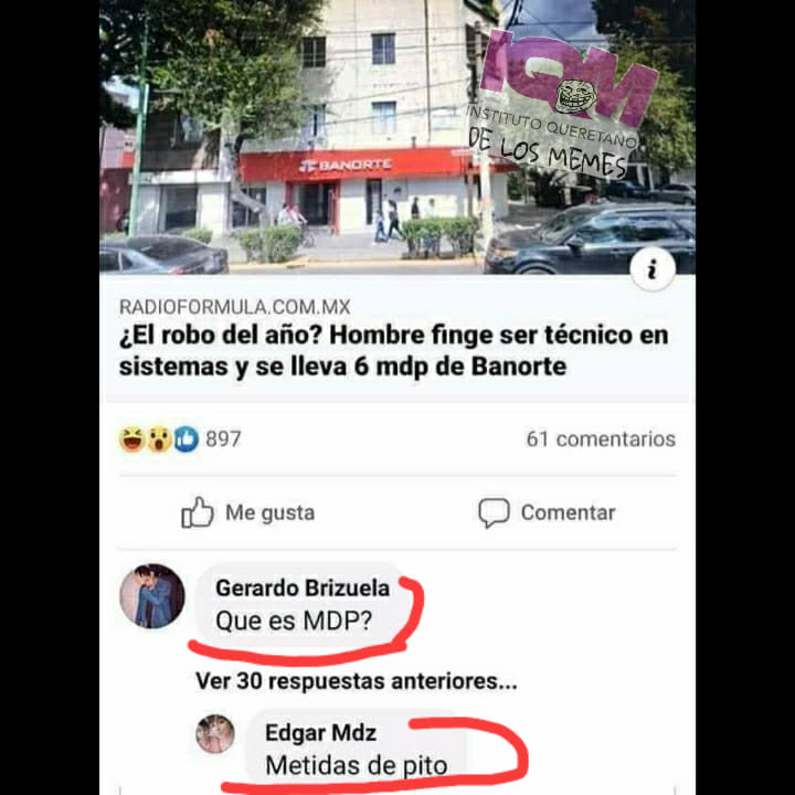 MDP jajajaja - Instituto Queretano de los Memes | Facebook