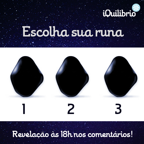 iQuilibrio - HOJE É DIA DO JOGO DAS RUNAS 🙏 Participe do Jogo das 3 ...