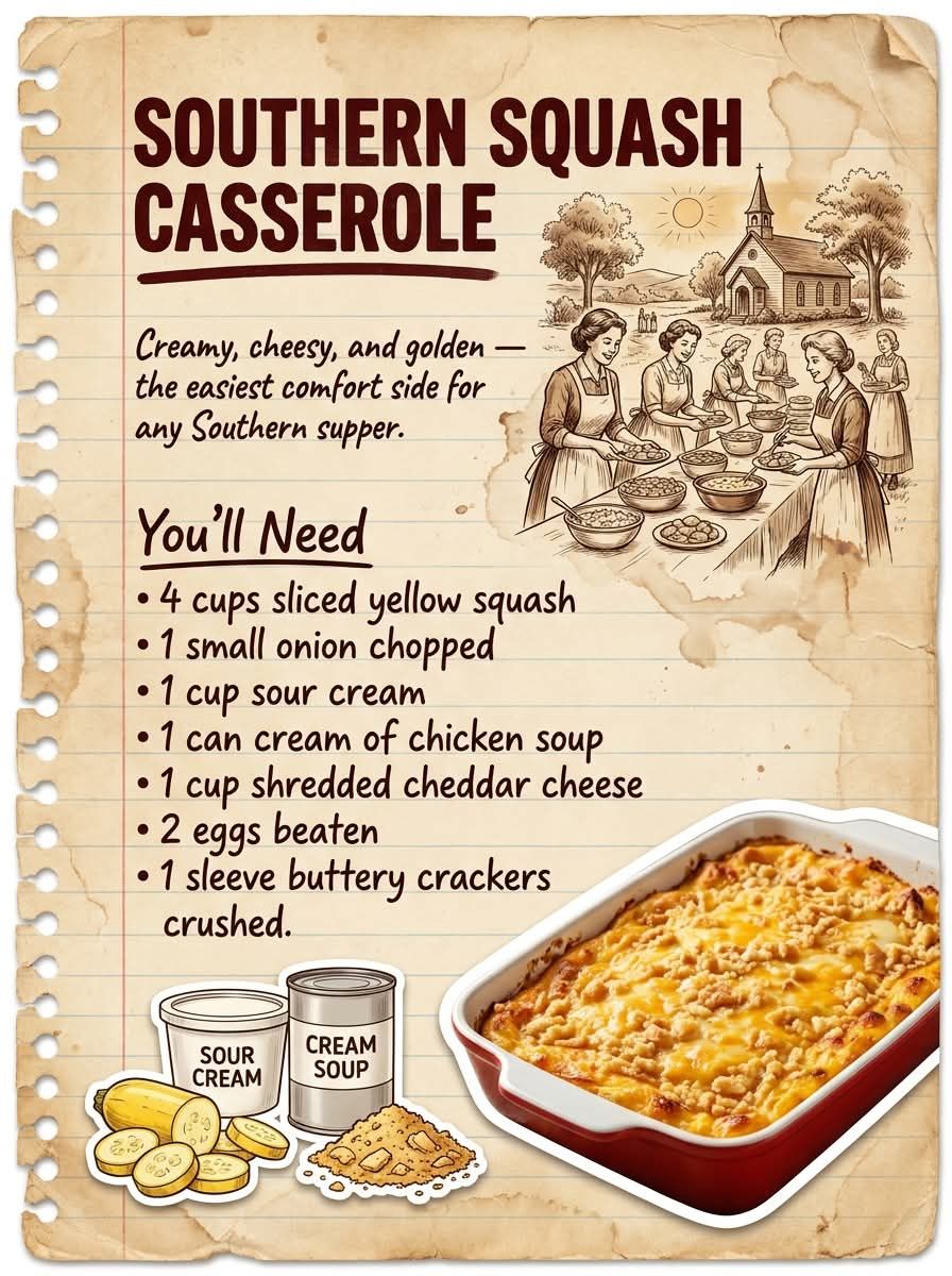 Squash casserole recipe with cream of chicken soup