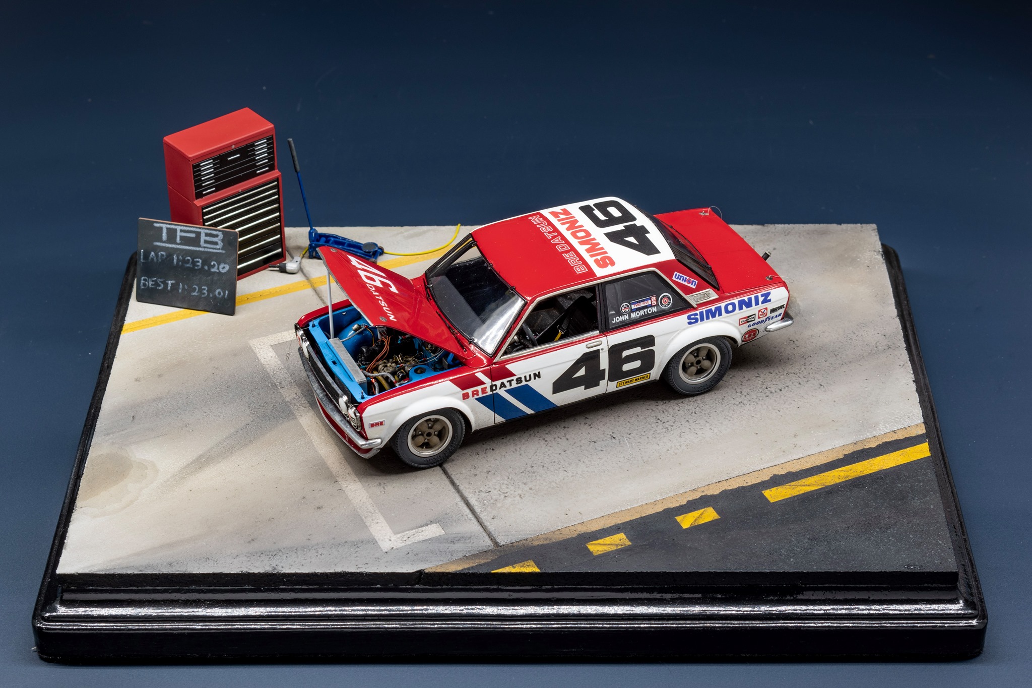Revell 1/25 scale Pete Brocks' BRE Datsun 510.