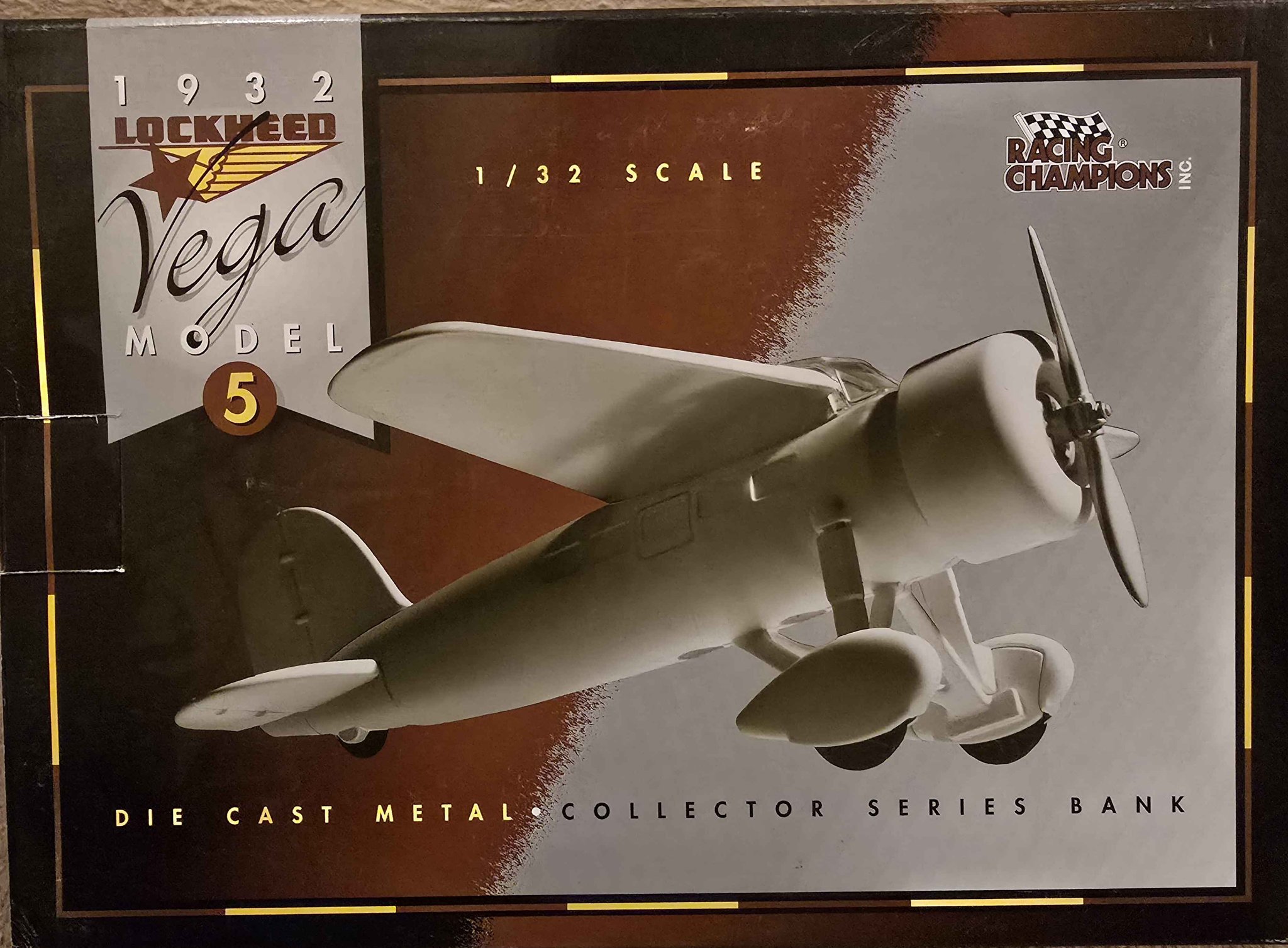 1932 Lockheed Vega Coca-Cola 600 Charlotte Motor Speedway die-cast ...
