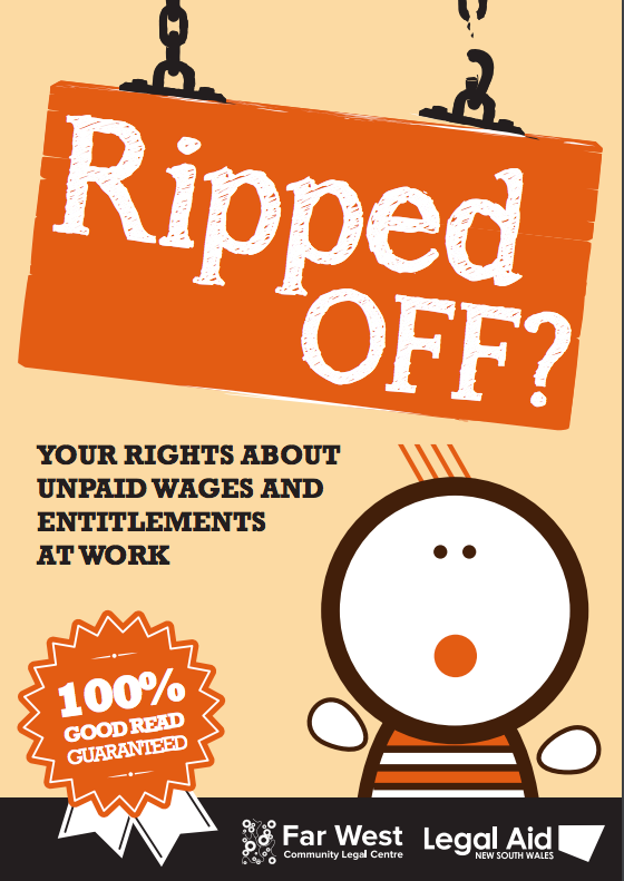Legal Aid NSW - Are you being ripped off at work? As an... | Facebook