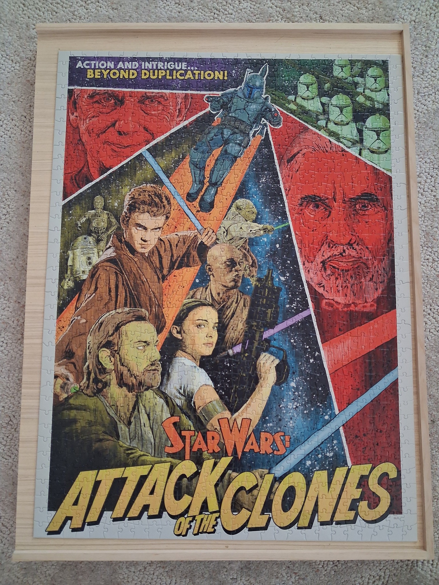 Star Wars Attack of the Clones puzzle completion