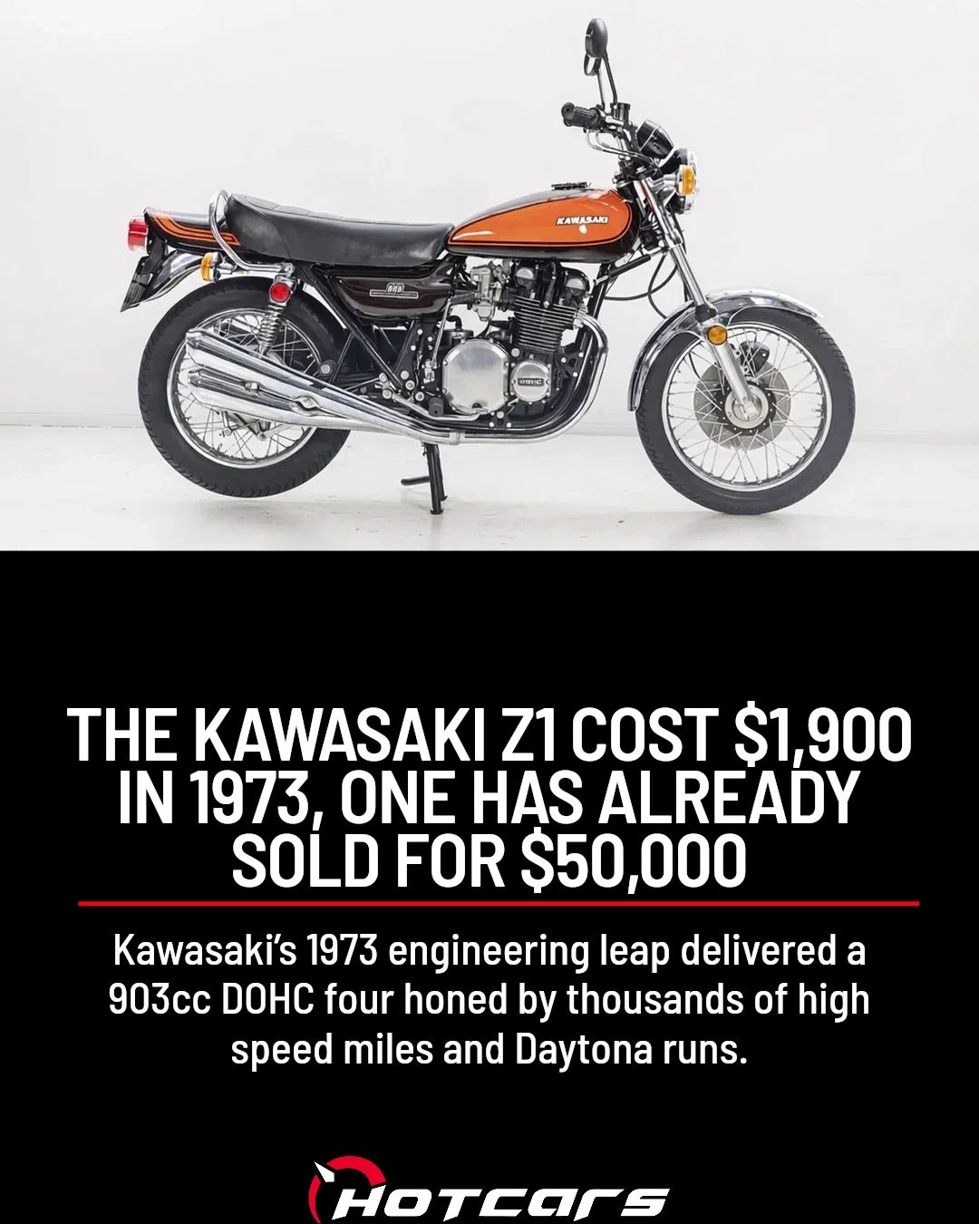 Kawasaki's 1973 engineering leap delivered a 903cc DOHC four honed