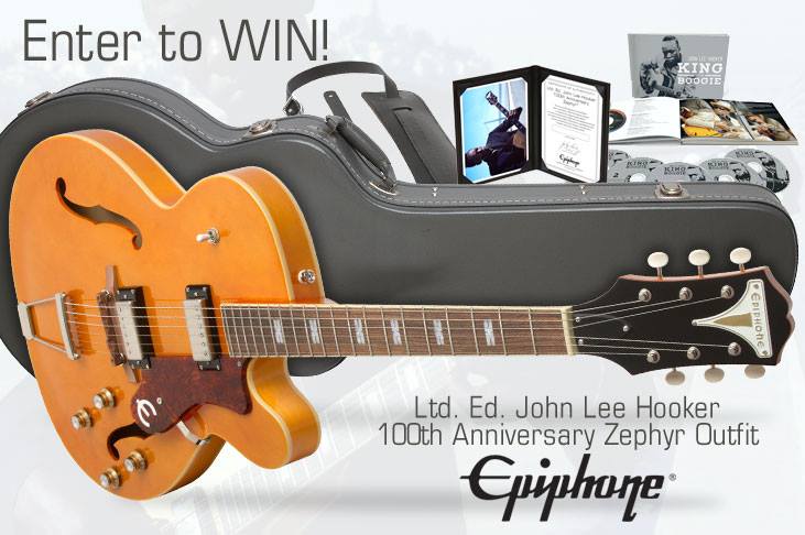 Enter to win a new Ltd. Ed. John Lee Hooker 100th Anniversary