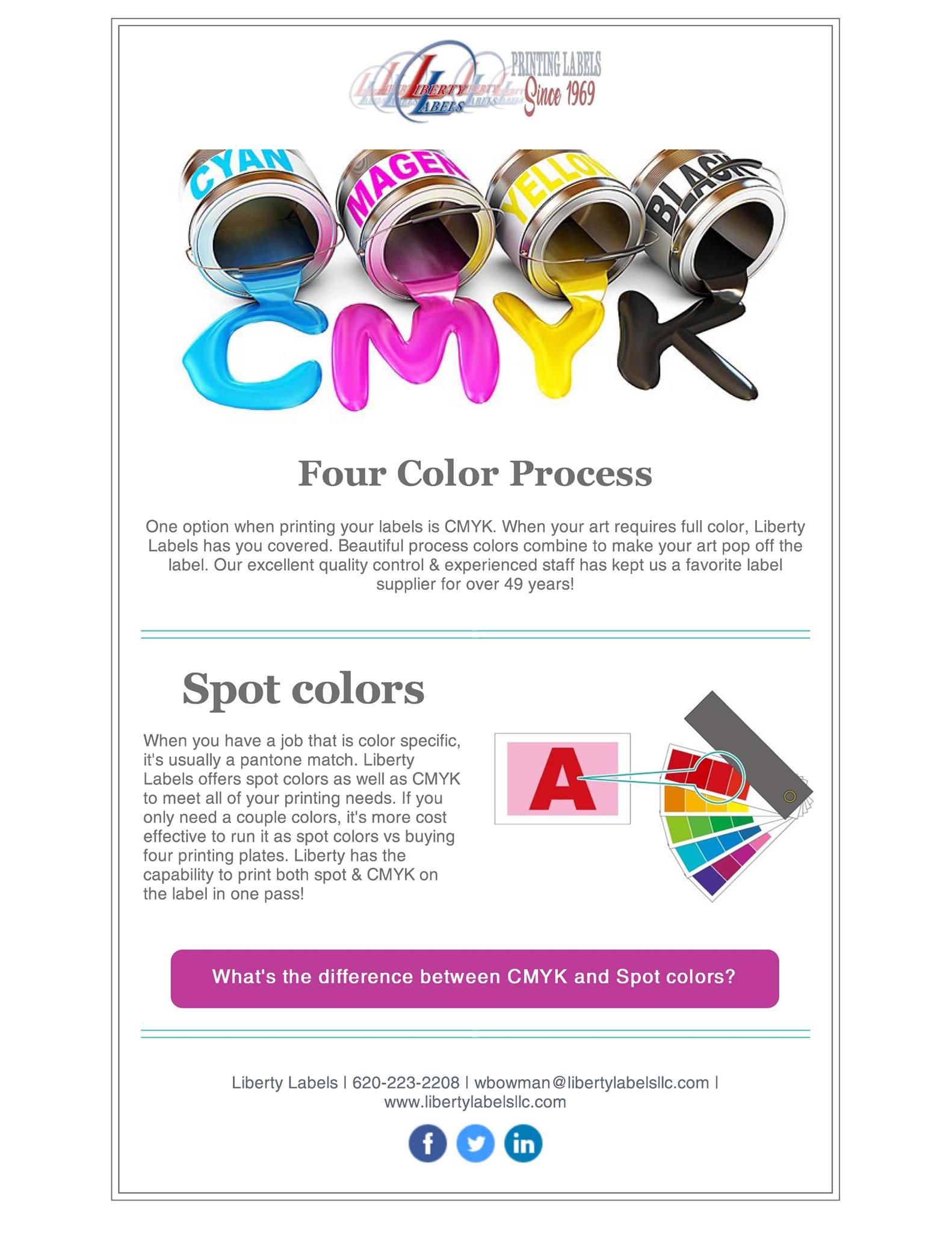 Liberty Labels - What's the difference between 4 color... | Facebook