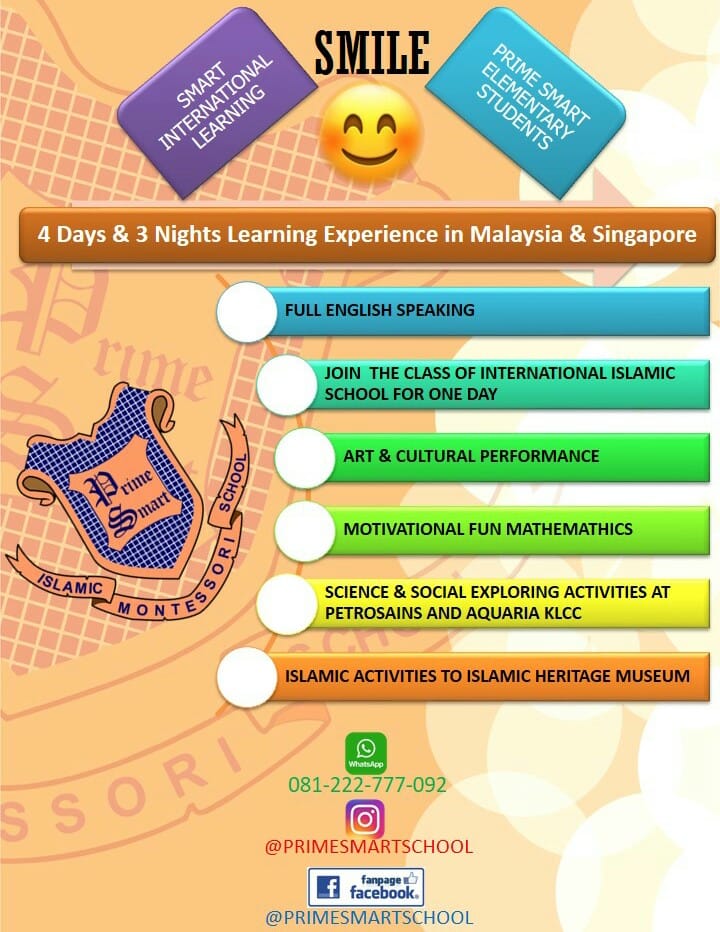 SMILE PROGRAM PSIM... - Prime Smart Islamic Montessori School | Facebook