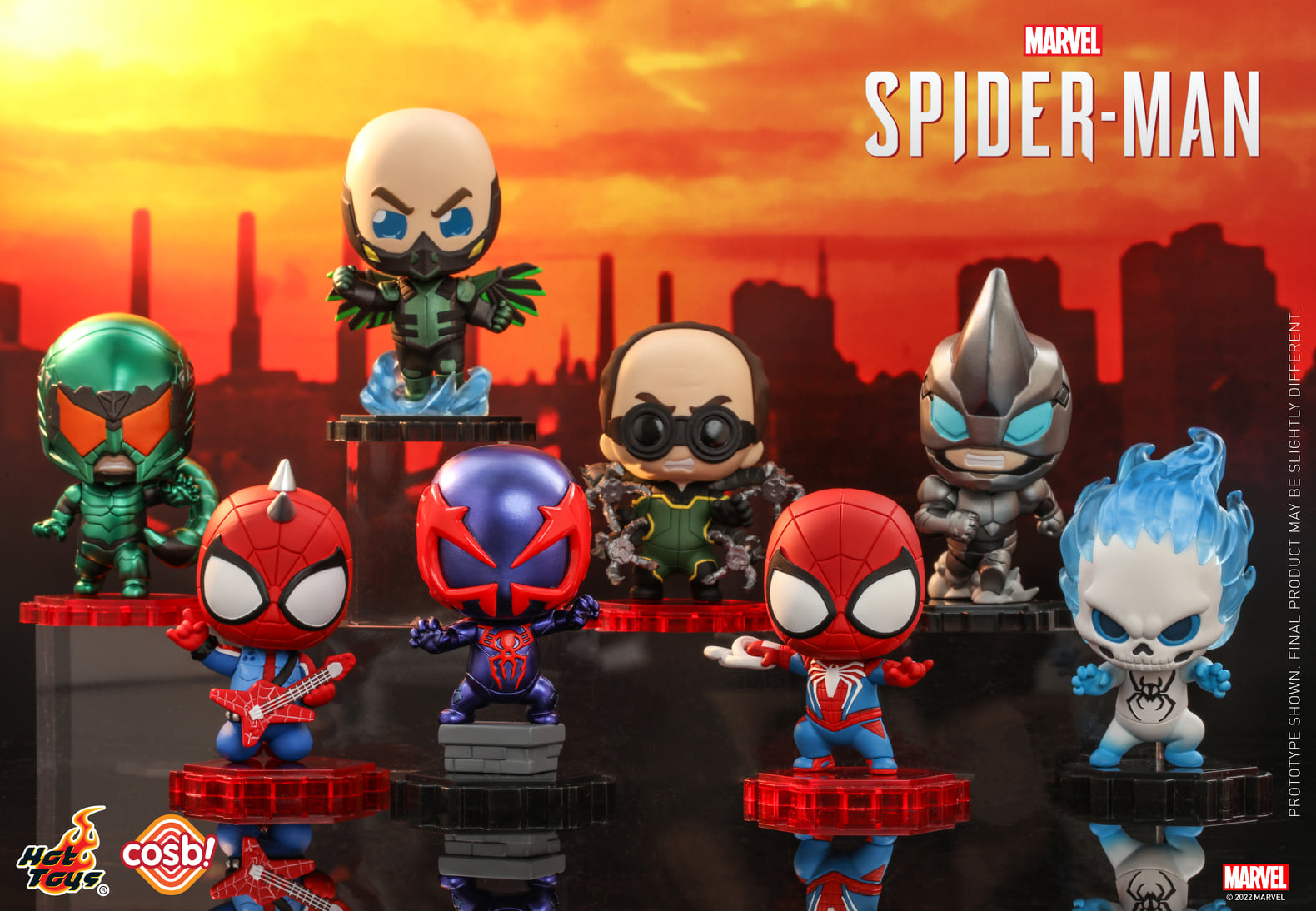 Marvel's Spider-Man Cosbi Bobble-Head Collection】 With the reveal