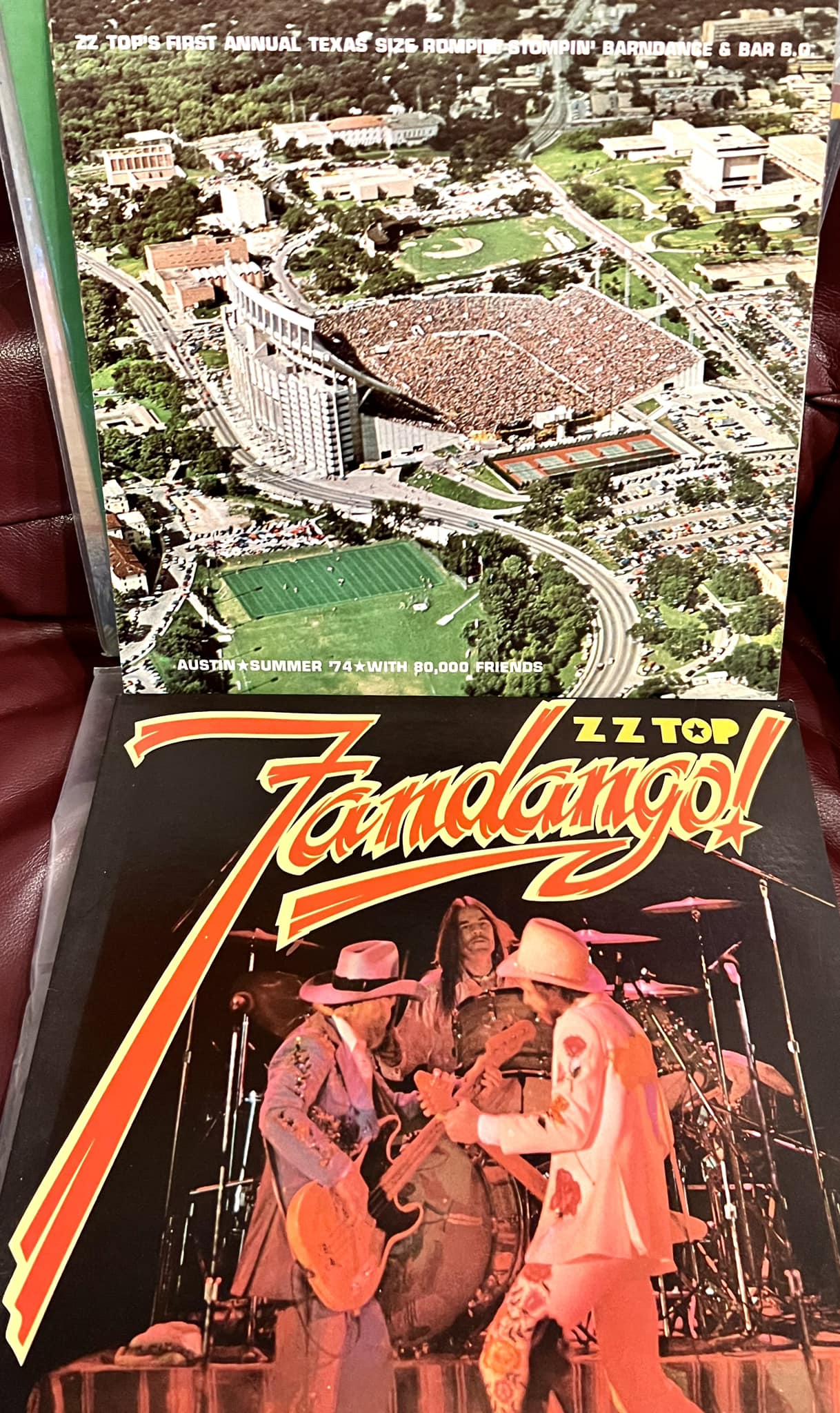 ZZ Top 1974 concert in Austin, Texas