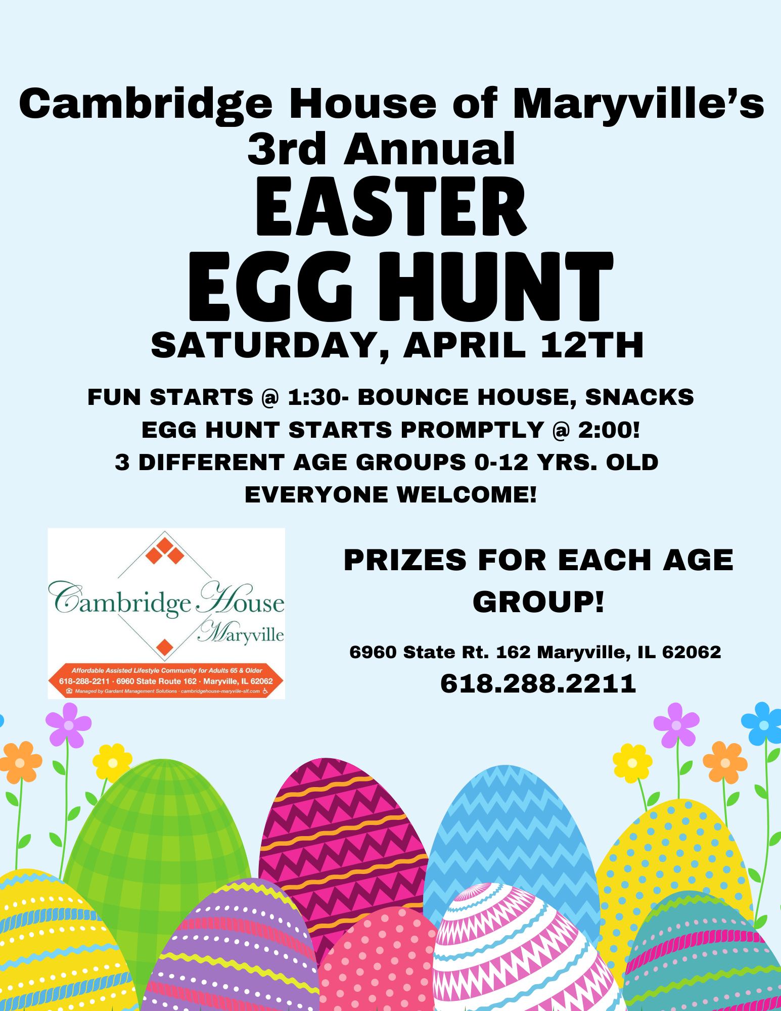 Cambridge House of Maryville's 3rd Annual Easter Egg Hunt