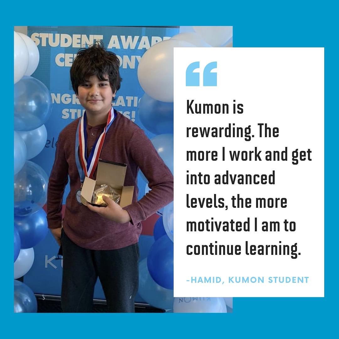Kumon - Meet Hamid, a Kumon Math Student for over 4 years. Since ...
