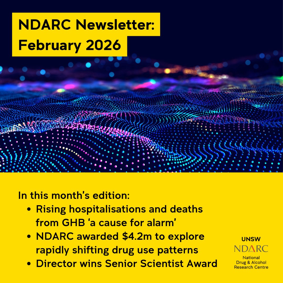 The... - National Drug and Alcohol Research Centre (NDARC) | Facebook
