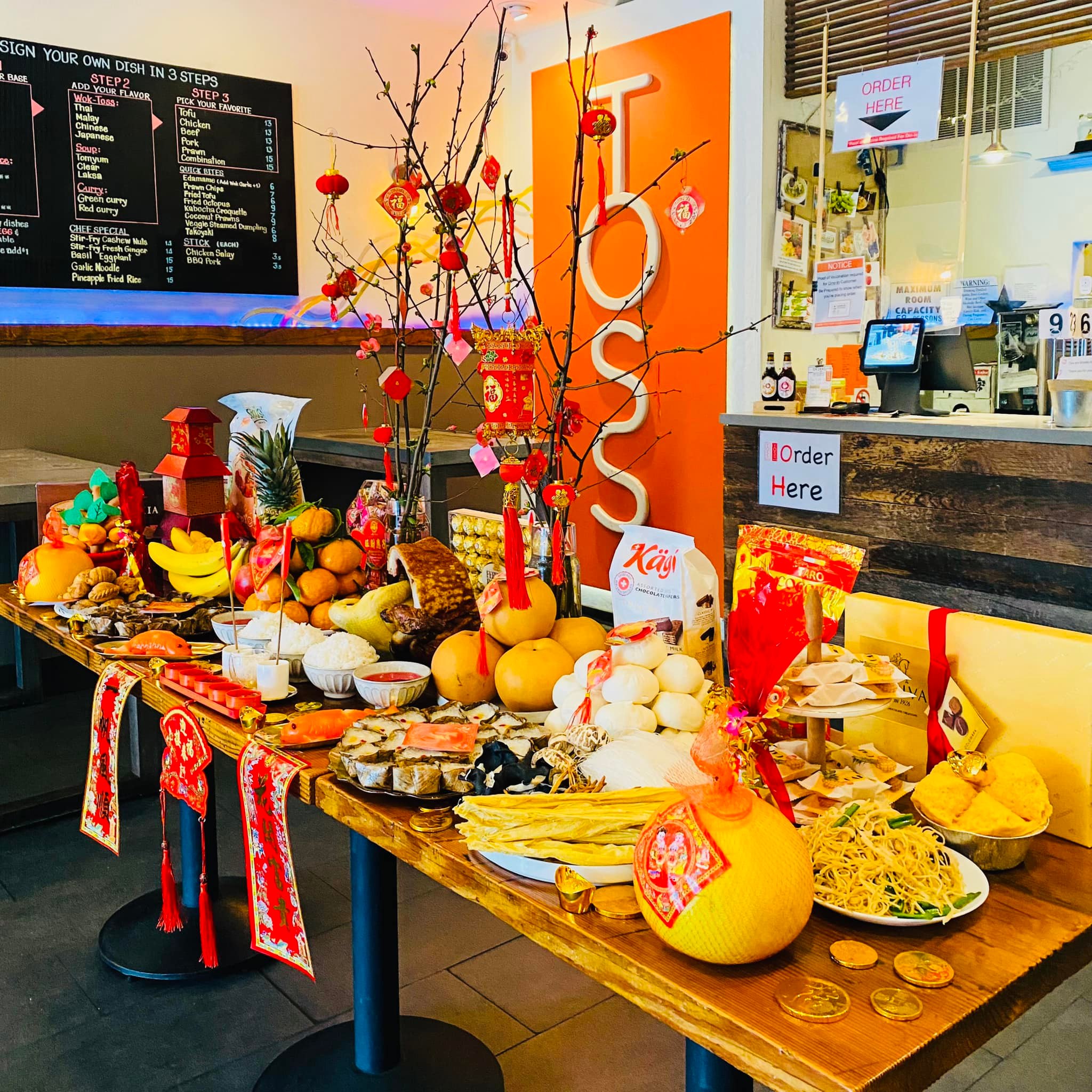 Toss Noodle Bar celebrates Chinese New Year.