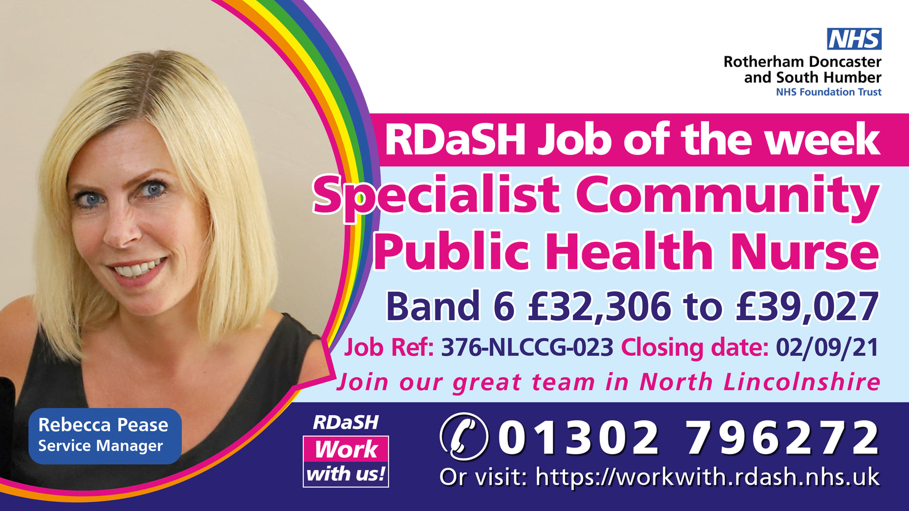 RDaSH NHS - 📣 For this week’s #Job of the Week we are looking for full ...
