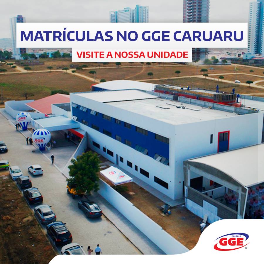 Colégio GGE - Já conhece a nossa nova unidade em CARUARU?...