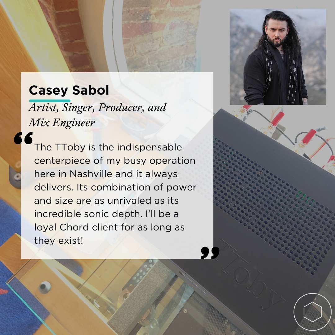 Welcome on board @caseysabol!... - Chord Electronics Pro | Facebook