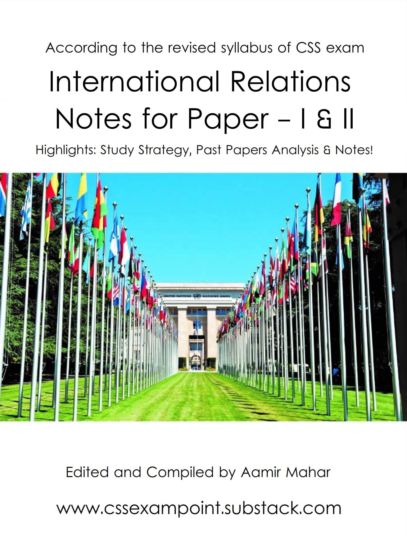 CSS Exam Desk - Notes for International Relations (Part-I...