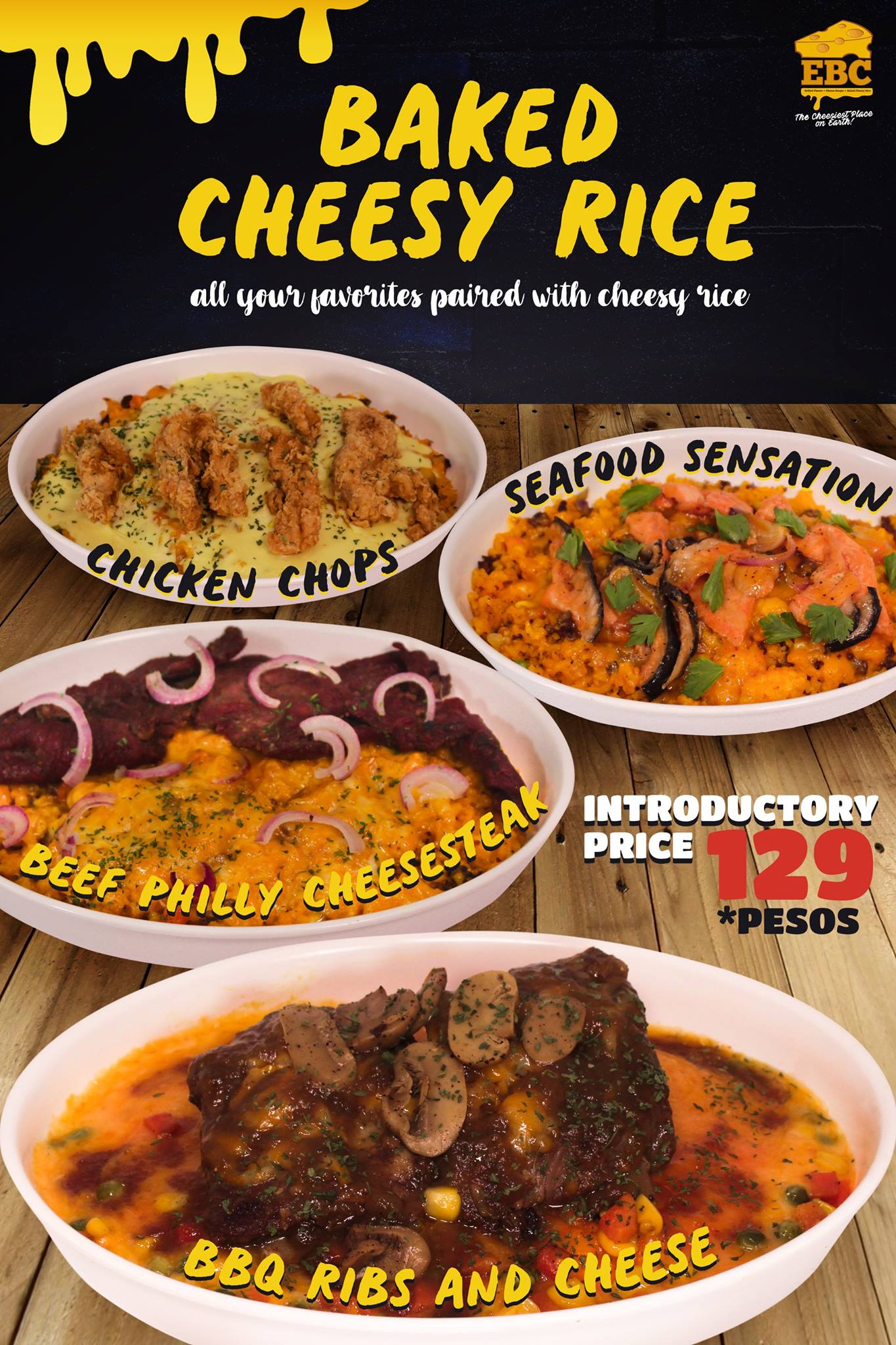 EBC - The Cheesier, The Better! - Introducing EBC BAKED...