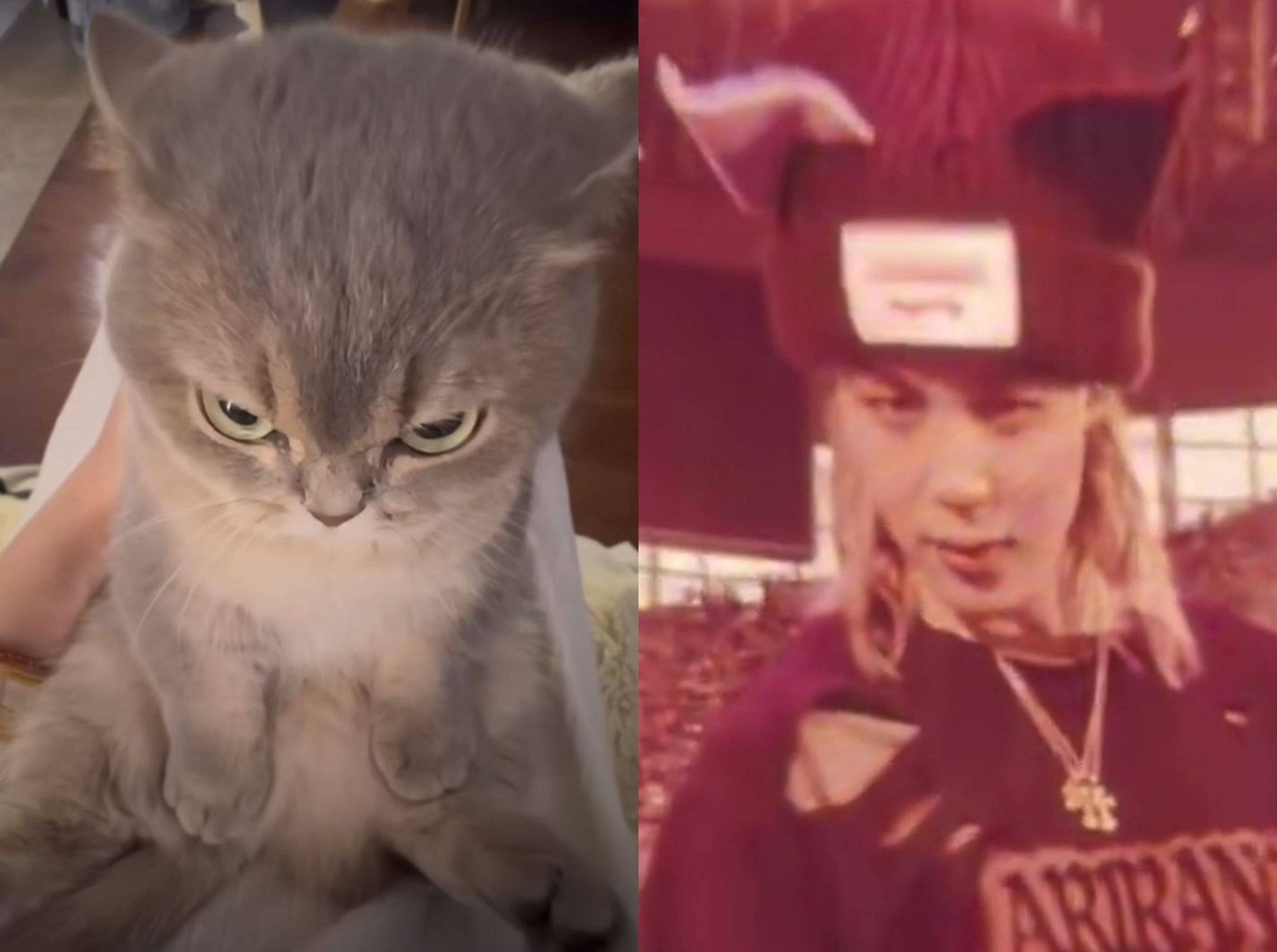 Jimin wears Charles Jeffrey Loverboy cat-eared beanie | London