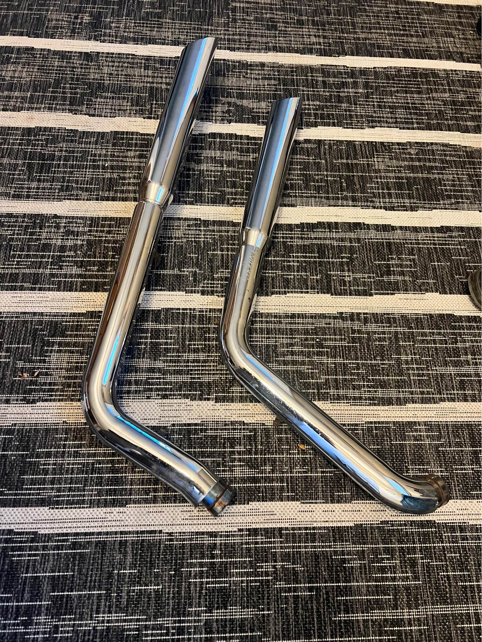 Python 3 Harley softail exhaust - Car Exhausts & Exhaust Parts - Eau ...
