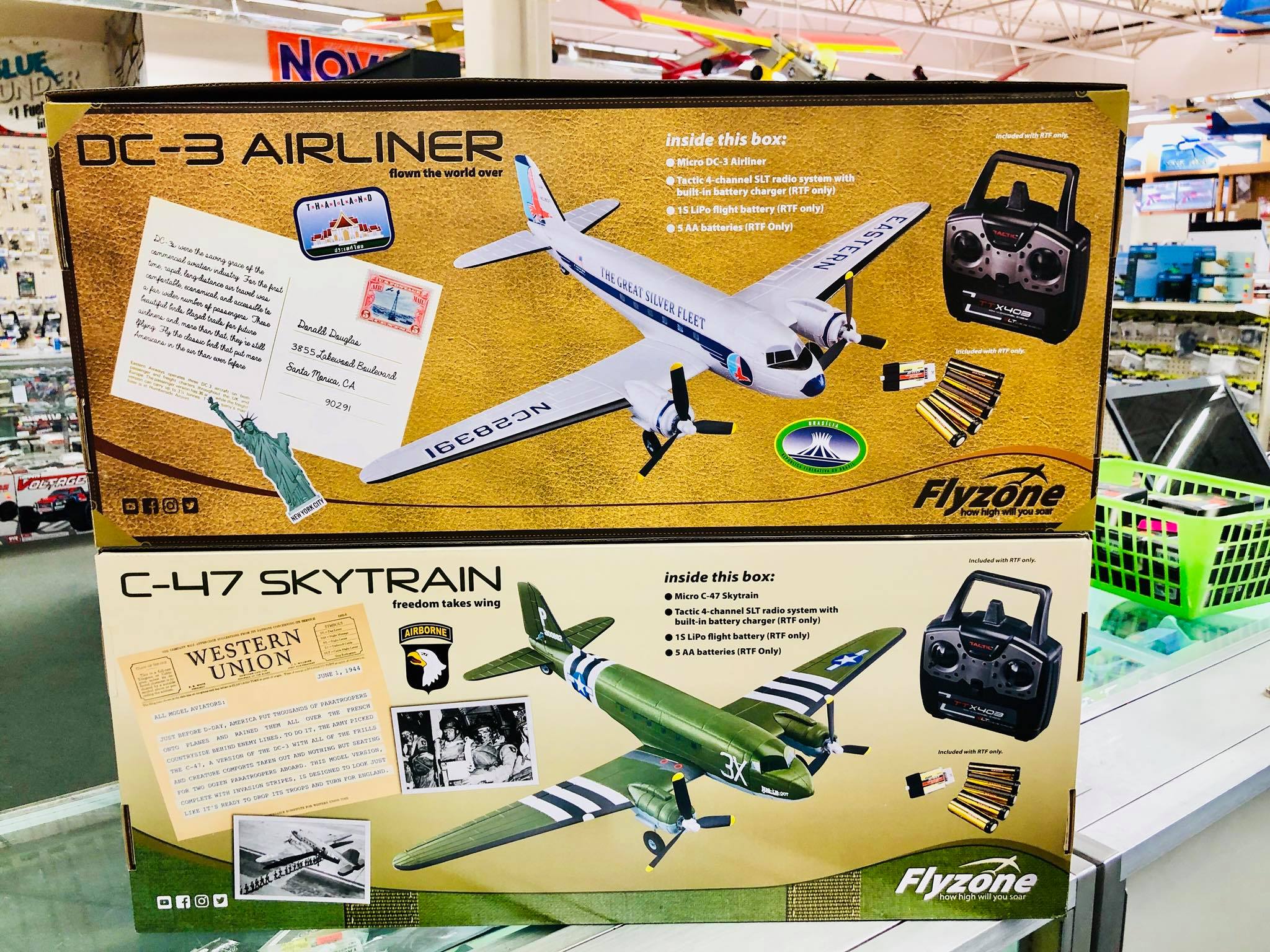 Hobby Haven - New from Flyzone ready-to-fly mini DC-3 and... | Facebook
