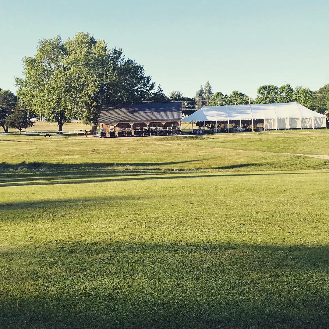 Rockingham - 30x90 Tent is up! #rockinghamgolf #seacoastnh #newmarketnh ...