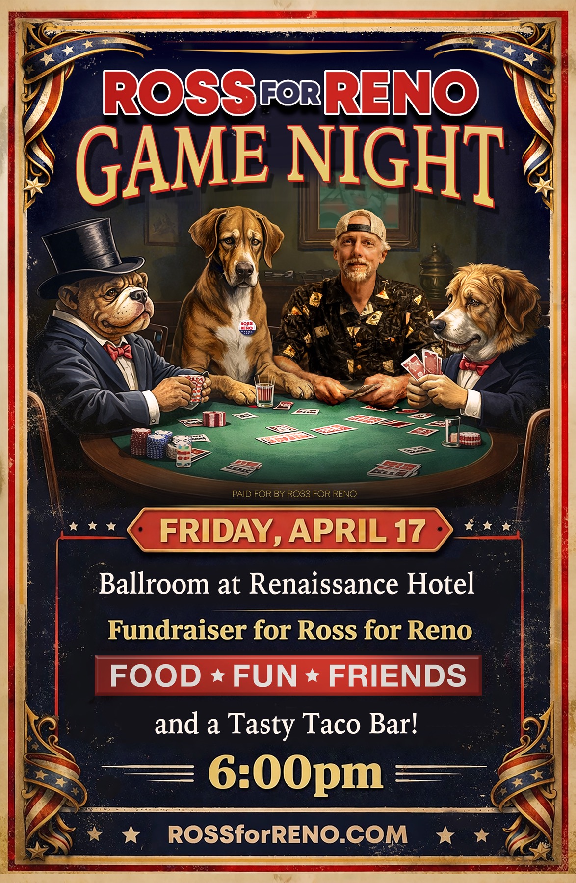 Ross for Reno Game Night