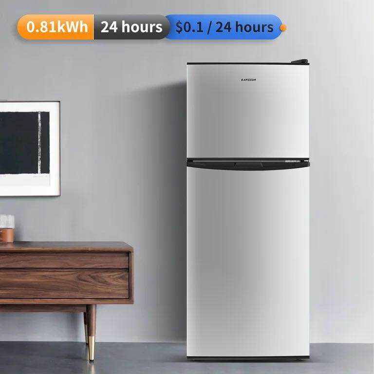 #ks108 BANGSON 4.0 Cu.Ft small refrigerator with freezer,mini ...