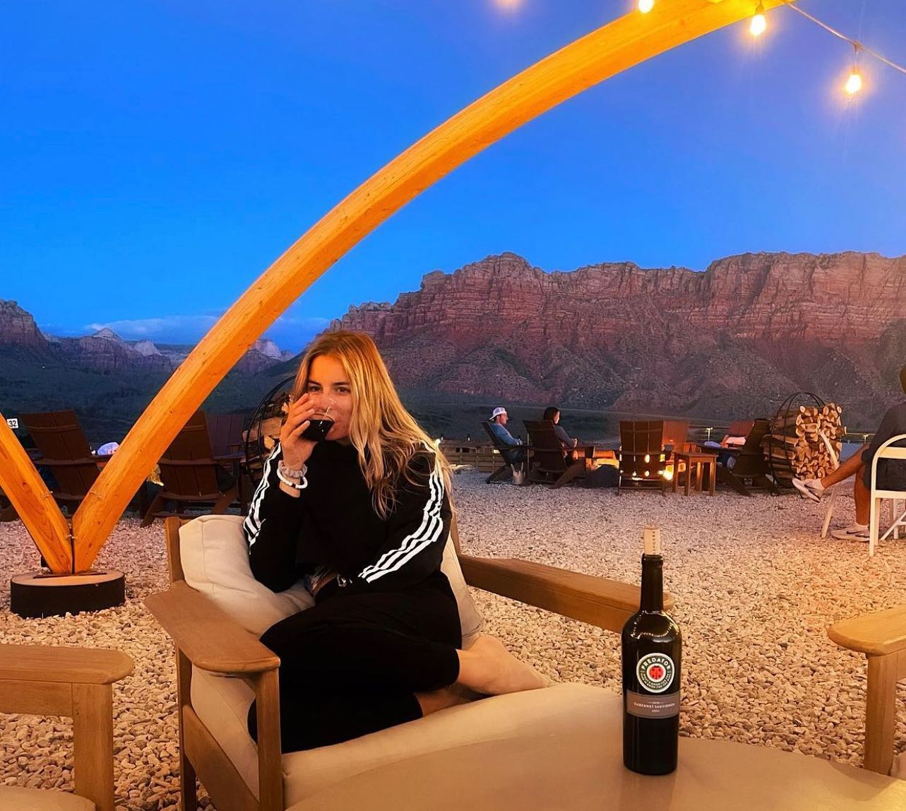 Under Canvas - The outdoor area at Under Canvas Zion was...
