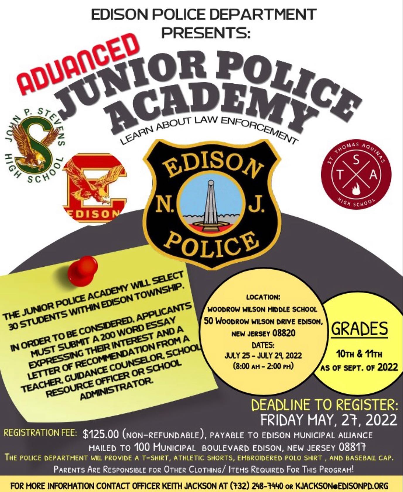Edison - The Edison Police Department is pleased to announce that a NEW ...
