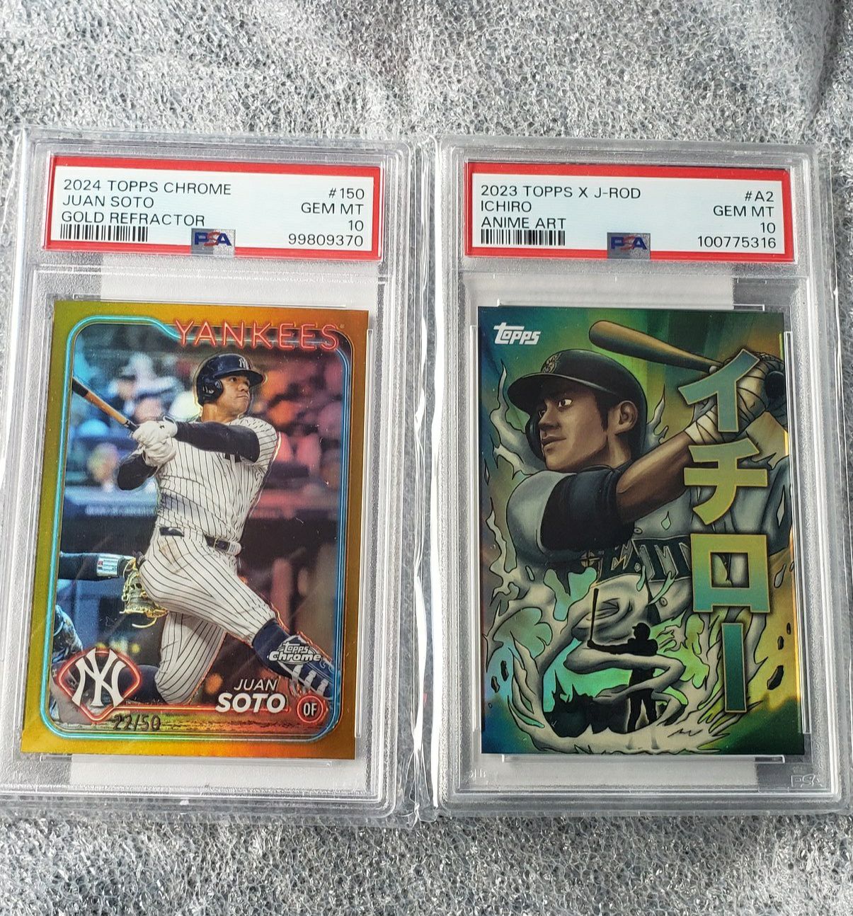 Trying out arena club with 2024 Topps Chrome Juan Soto card